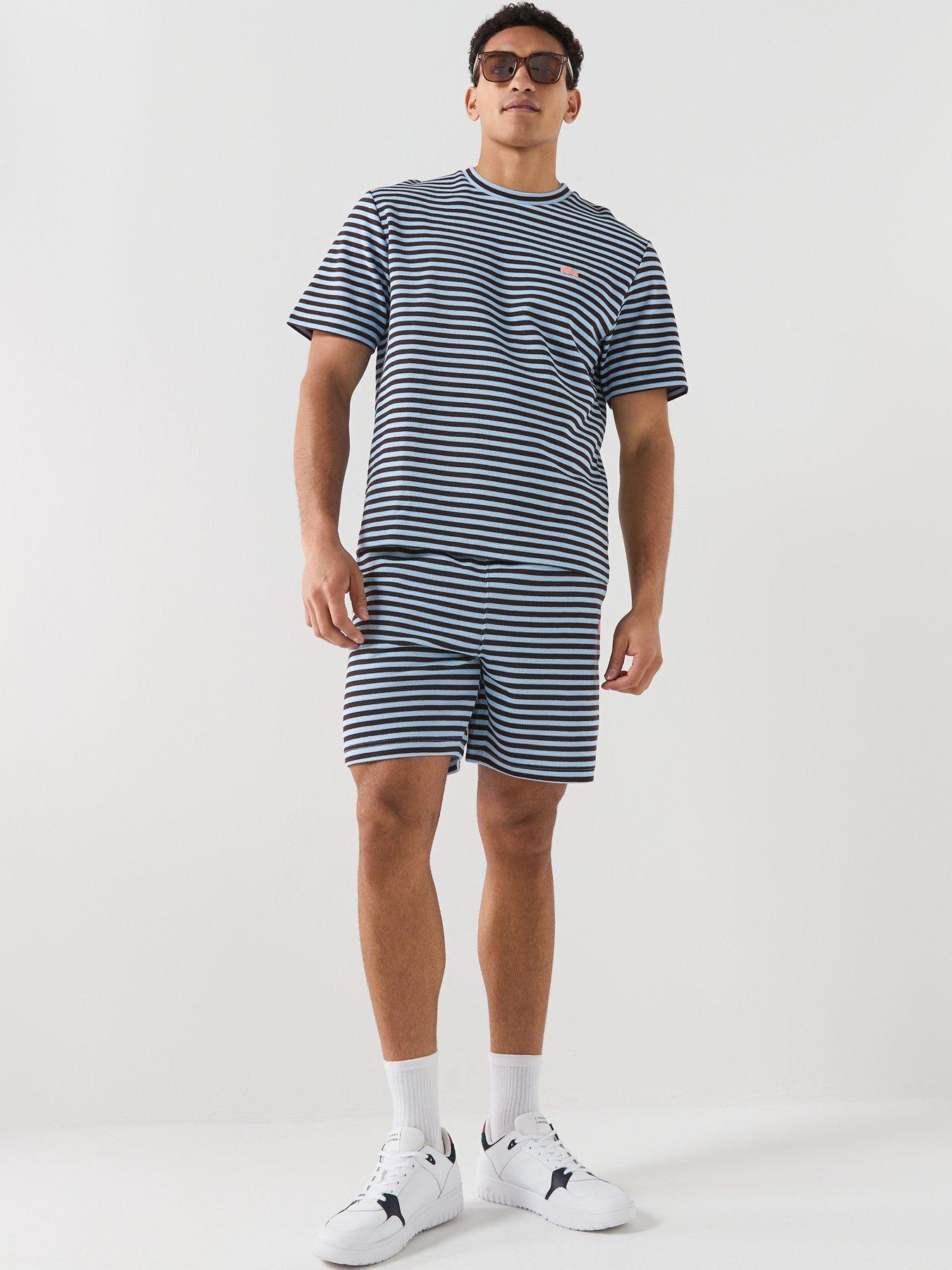 lacoste-lacoste-regular-fit-striped-textured-jersey-shorts-navyback