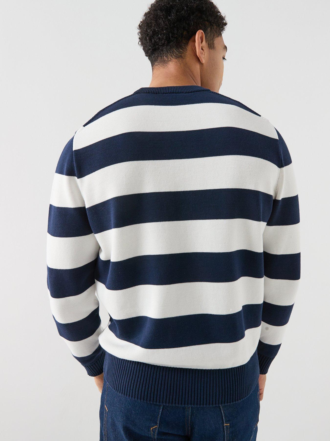 lacoste-classic-fit-cotton-striped-jumper-blackstillFront