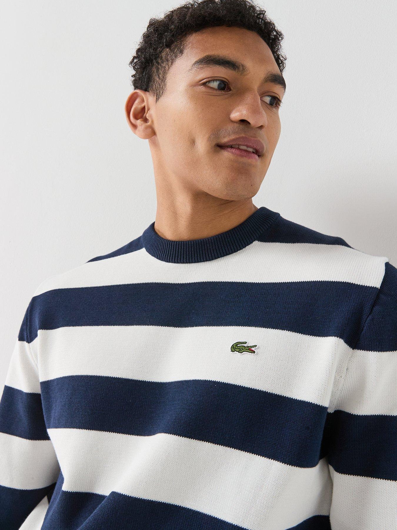 lacoste-classic-fit-cotton-striped-jumper-blackoutfit