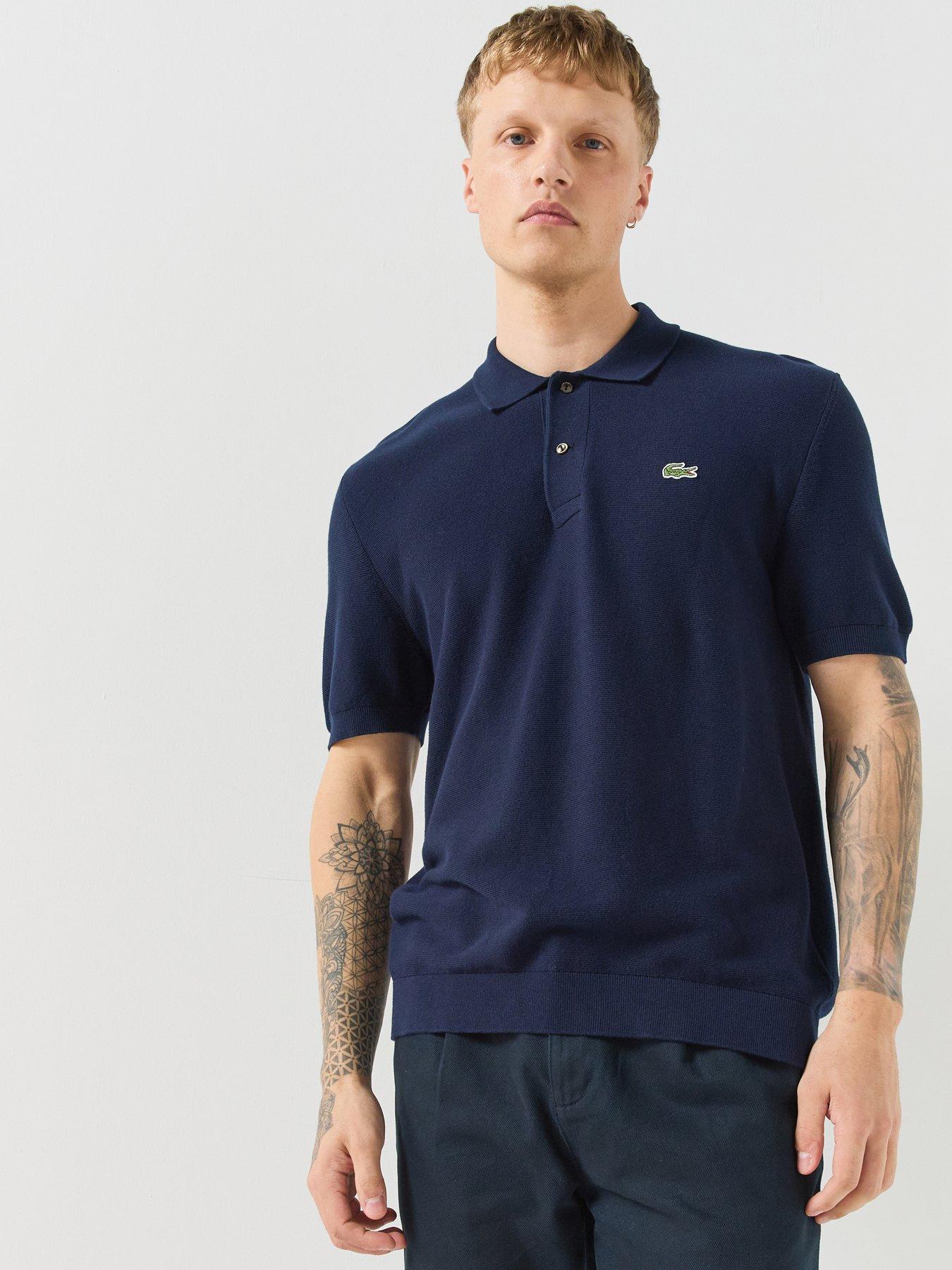 Lacoste Lacoste Classic Fit Knitted Polo Shirt - Navy