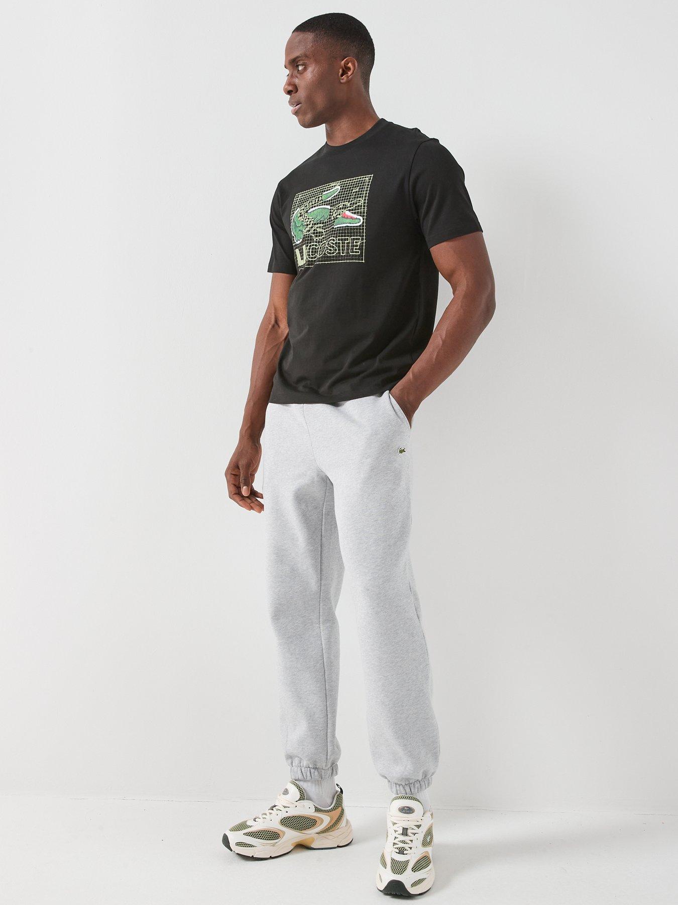 Image 3 of 5 of Lacoste Regular Fit Sweatpants - Grey