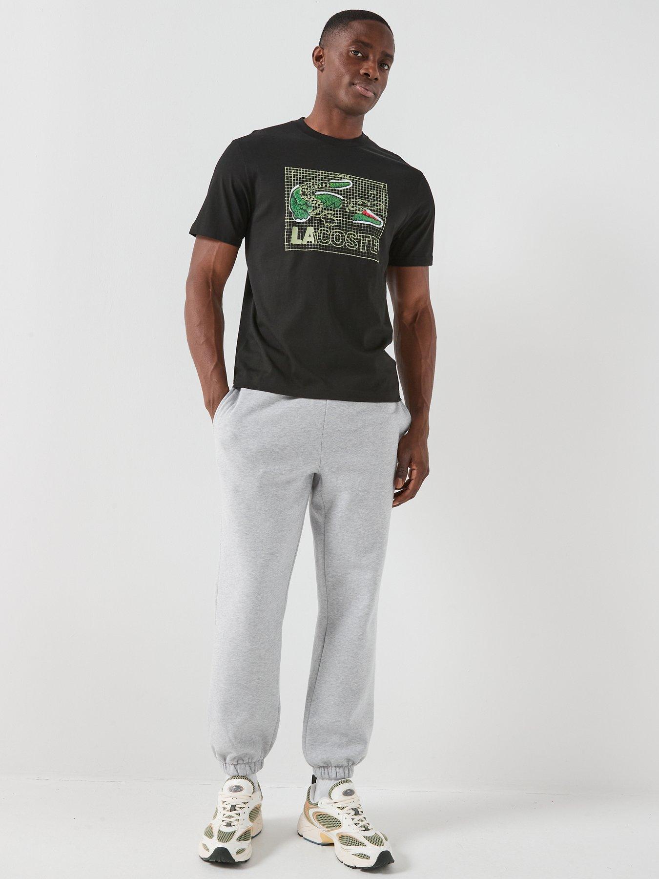 Image 5 of 5 of Lacoste Regular Fit Sweatpants - Grey