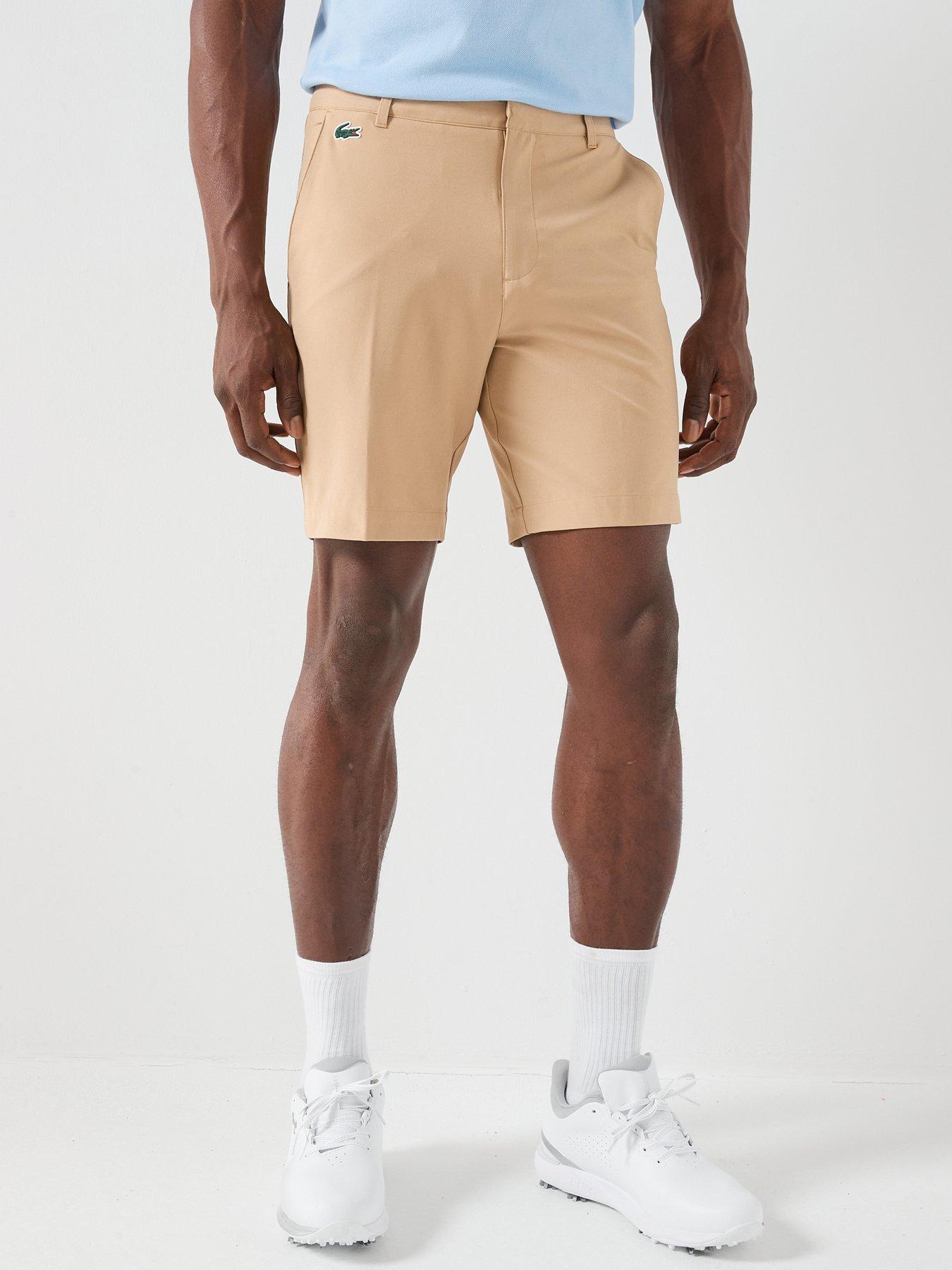 Image 1 of 4 of Lacoste Ultra-Dry Stretch Golf Bermuda Shorts - Khaki