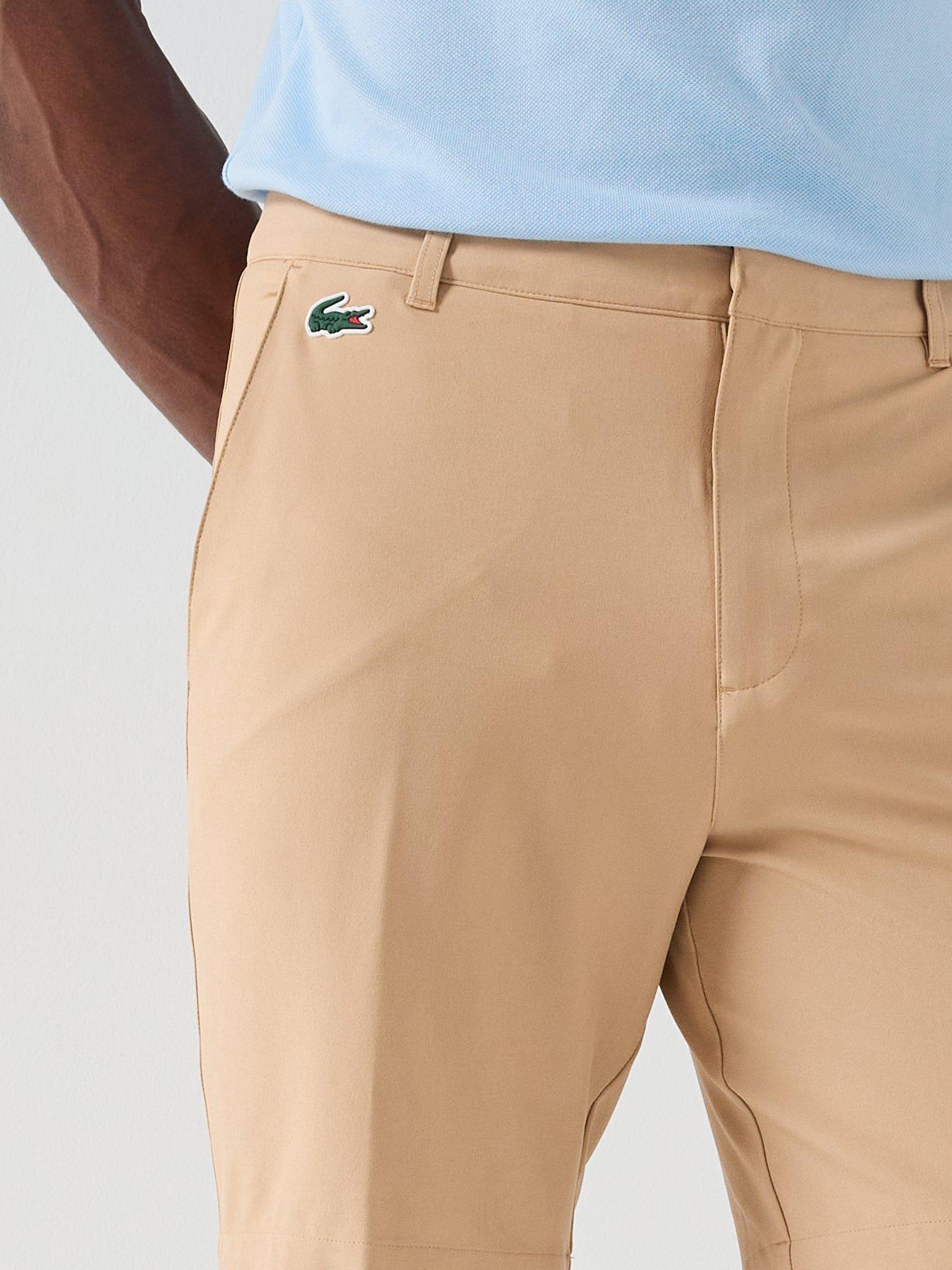 Image 4 of 4 of Lacoste Ultra-Dry Stretch Golf Bermuda Shorts - Khaki