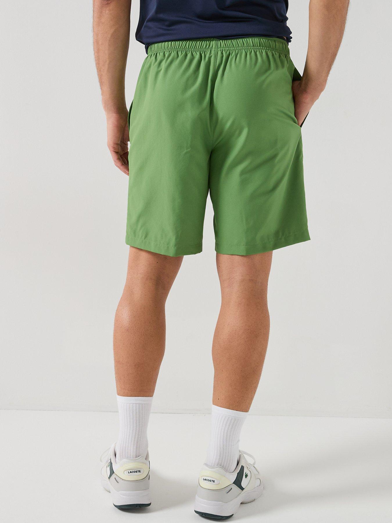 lacoste-lacoste-woven-drawstring-shorts-greenstillFront