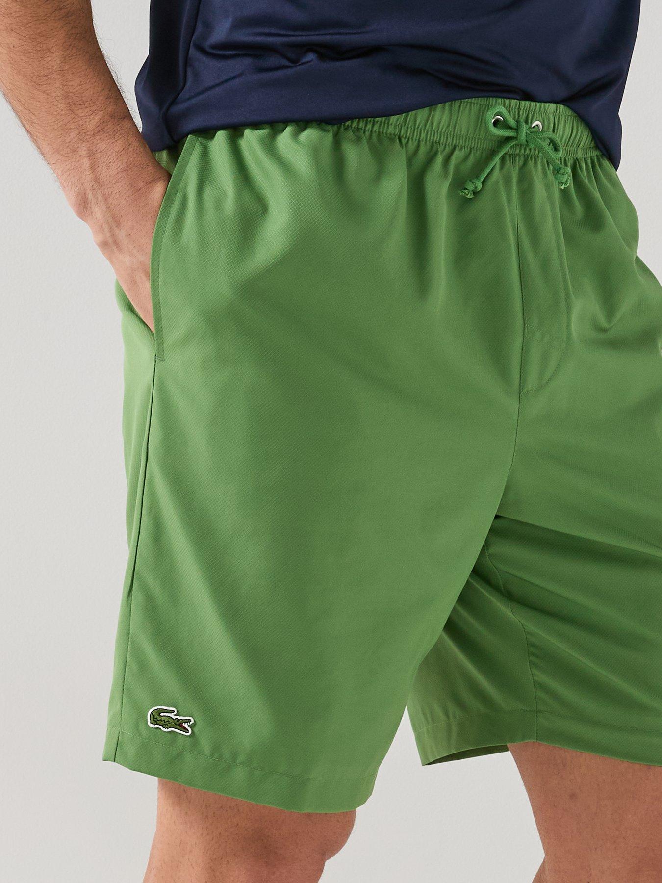 lacoste-lacoste-woven-drawstring-shorts-greenoutfit