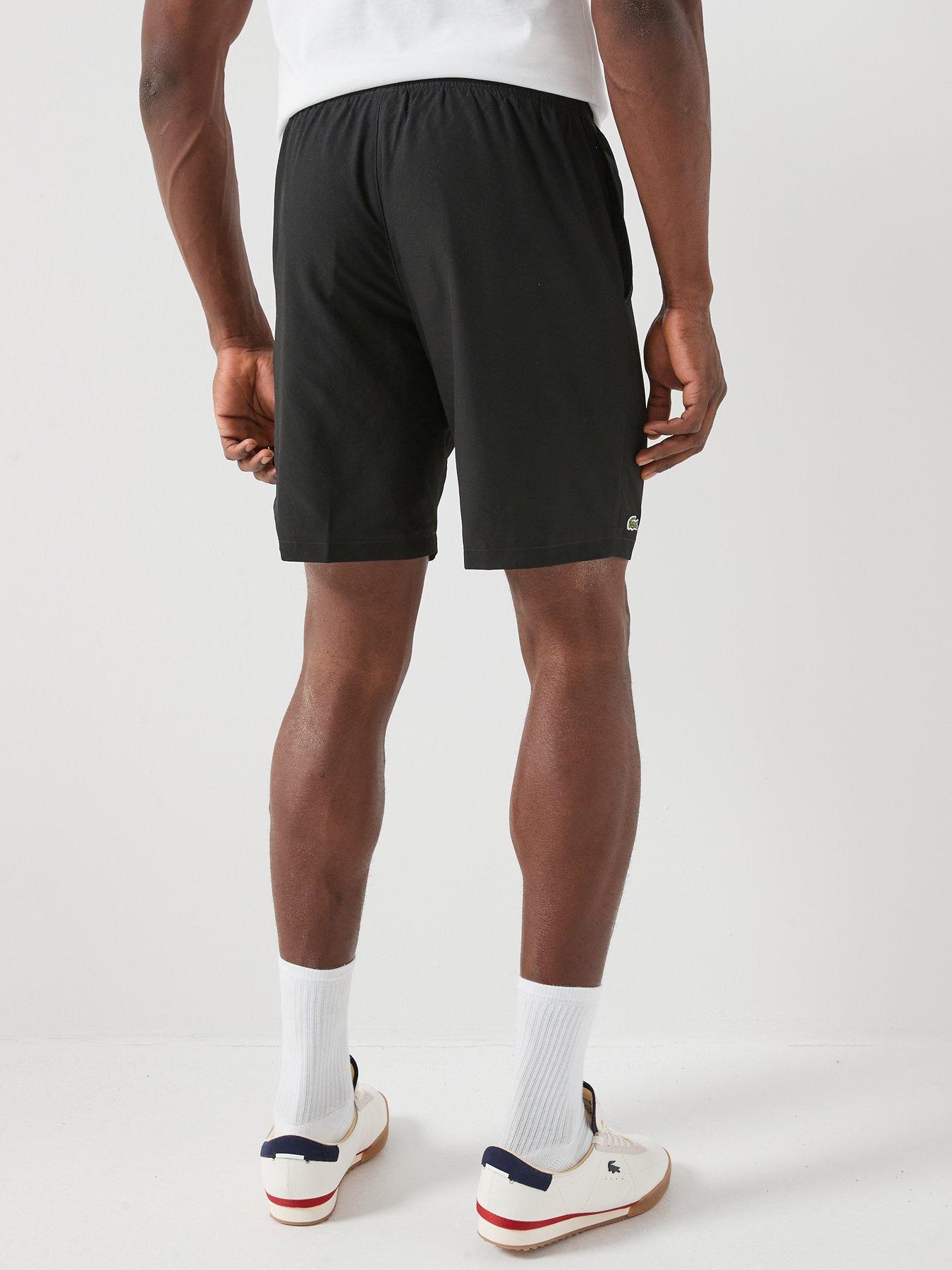 Image 2 of 4 of Lacoste Lacoste Woven Drawstring Shorts - Black