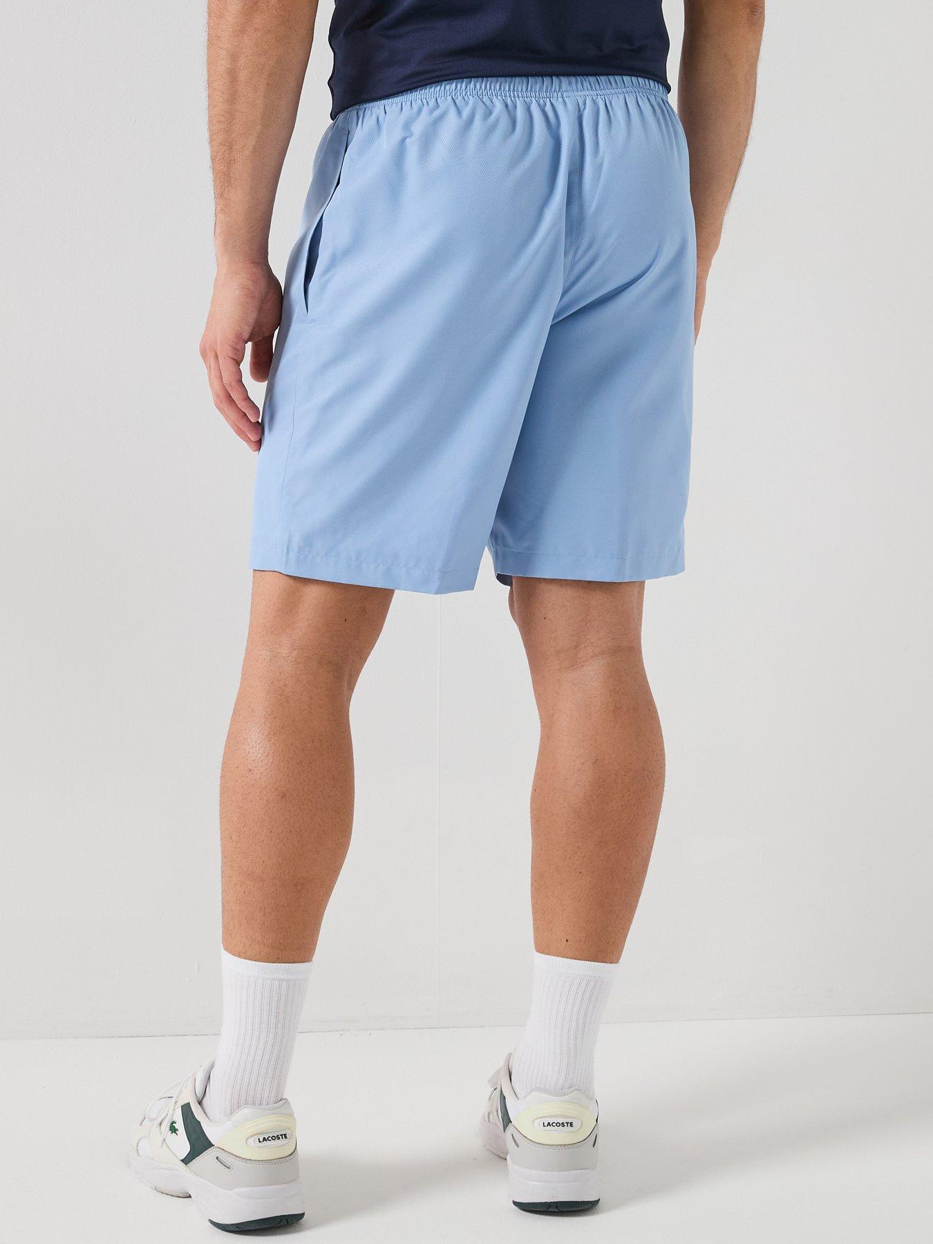Image 2 of 5 of Lacoste Lacoste Woven Drawstring Shorts - Light Blue