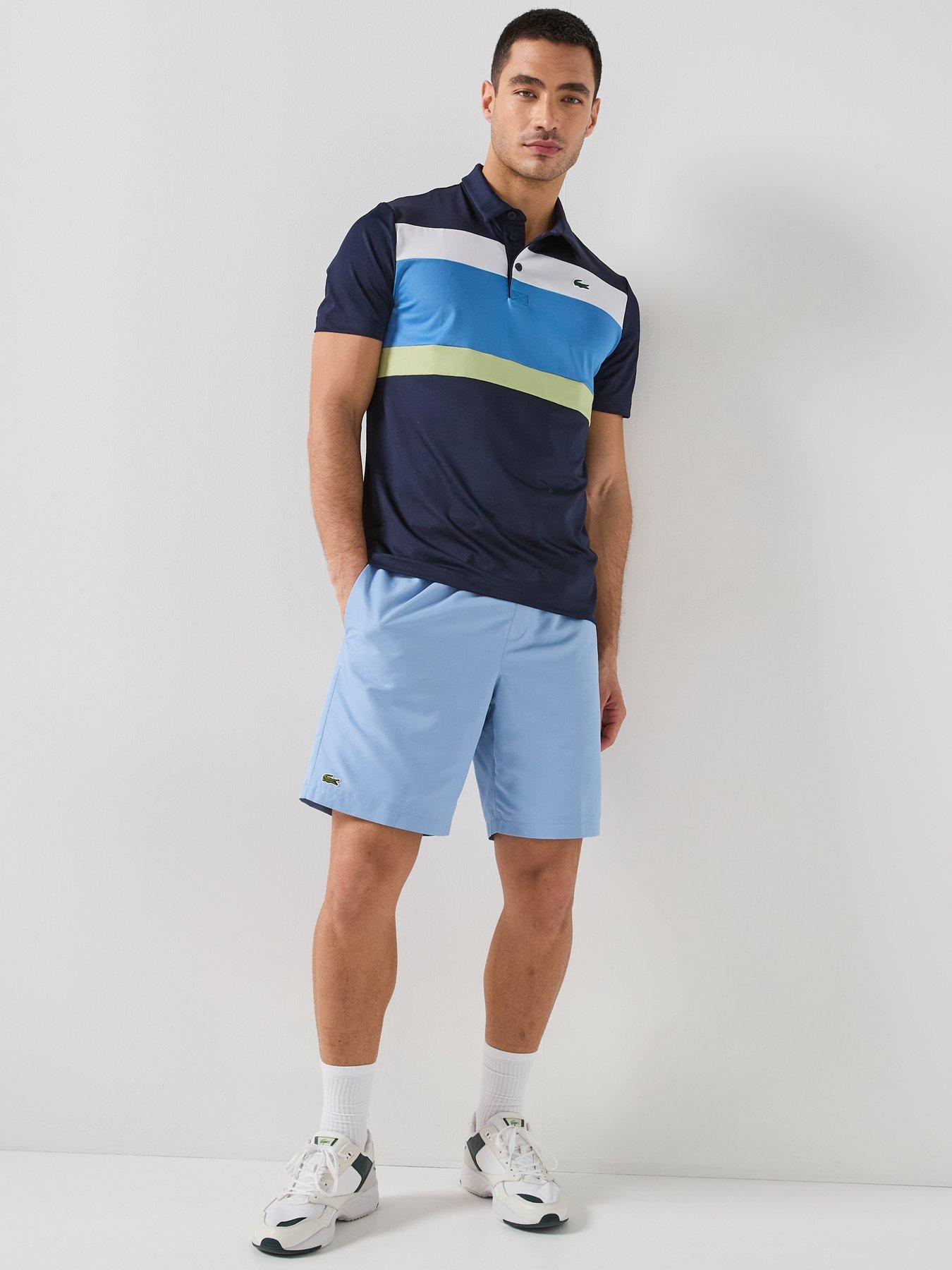 Image 3 of 5 of Lacoste Lacoste Woven Drawstring Shorts - Light Blue