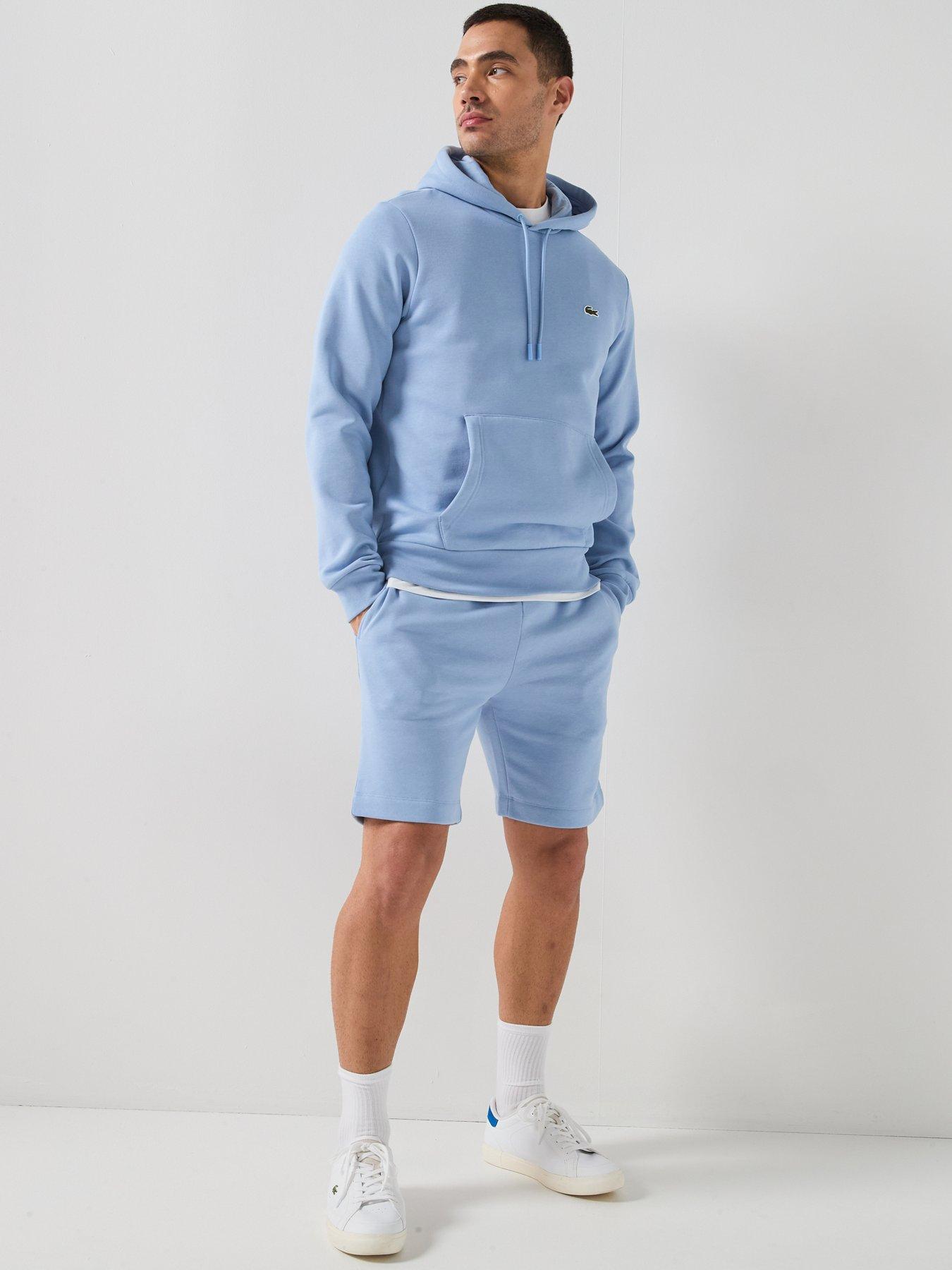 lacoste-regular-fit-brushed-fleece-shorts-bluedetail