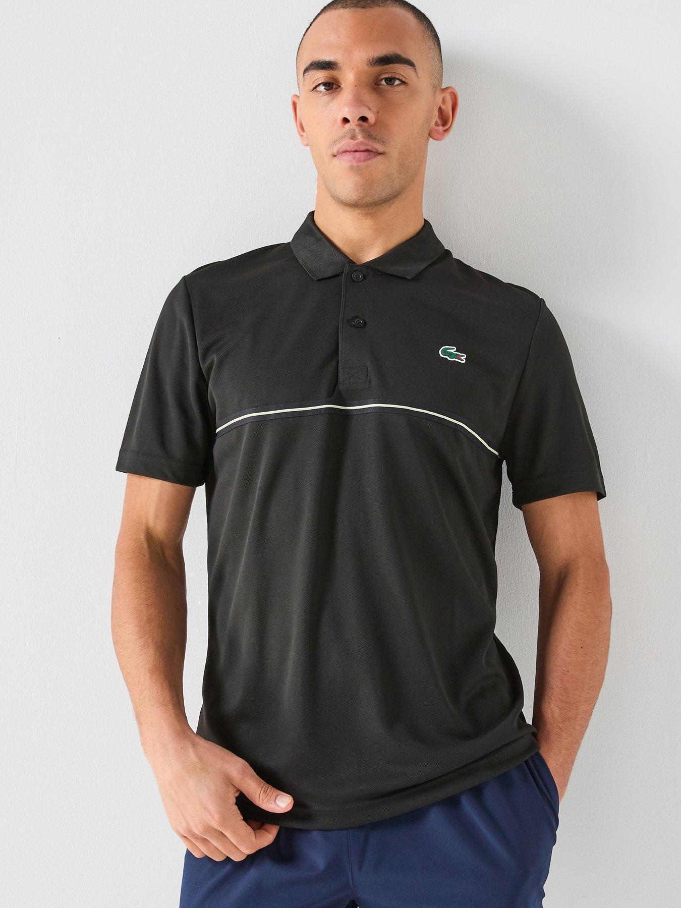 Lacoste Lacoste Regular Fit Ultra-dry Upf50 Off Court Polo Shirt -black