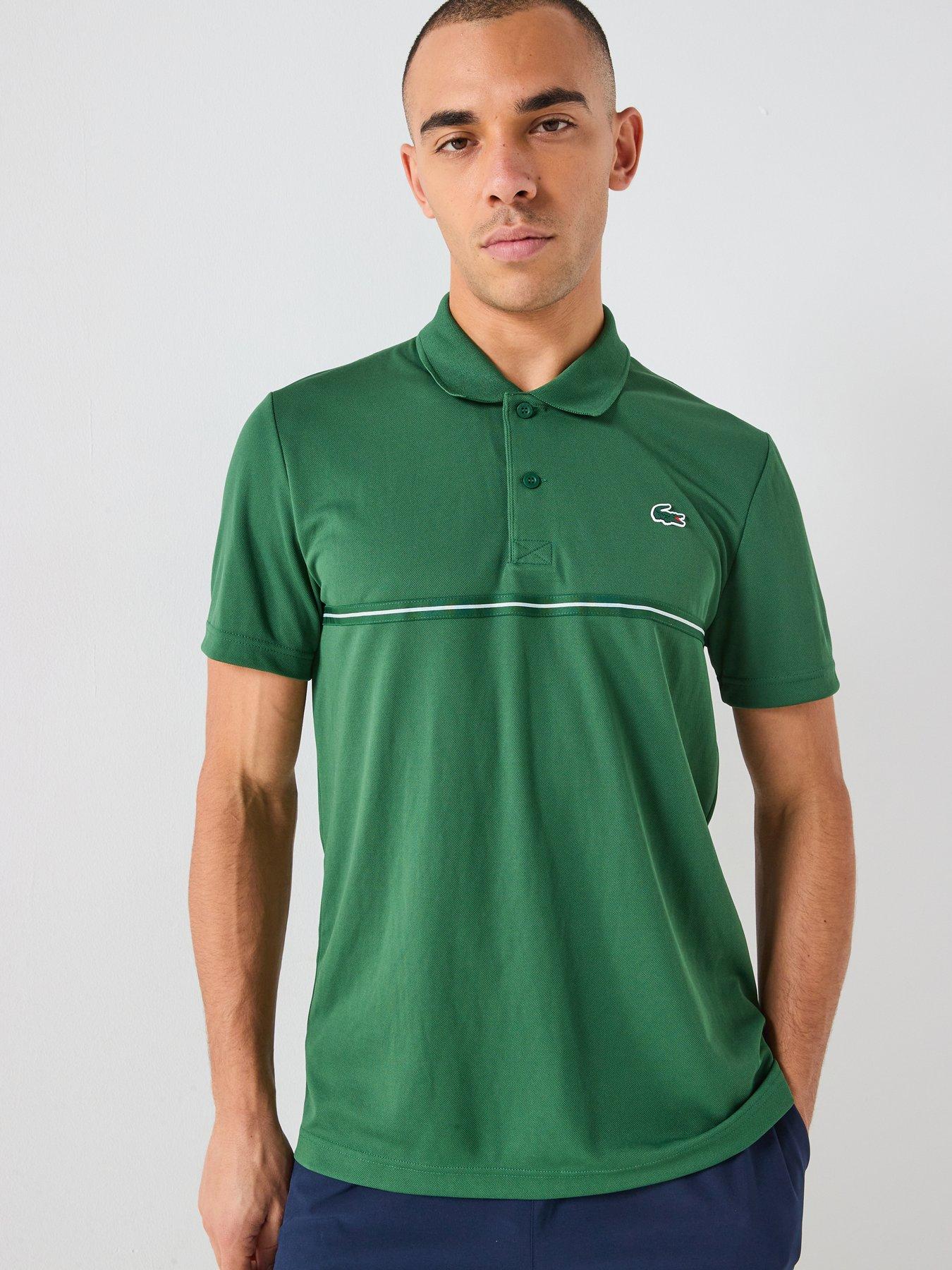 Lacoste Regular Fit Ultra-Dry UPF50 Off Court Polo Shirt - Green