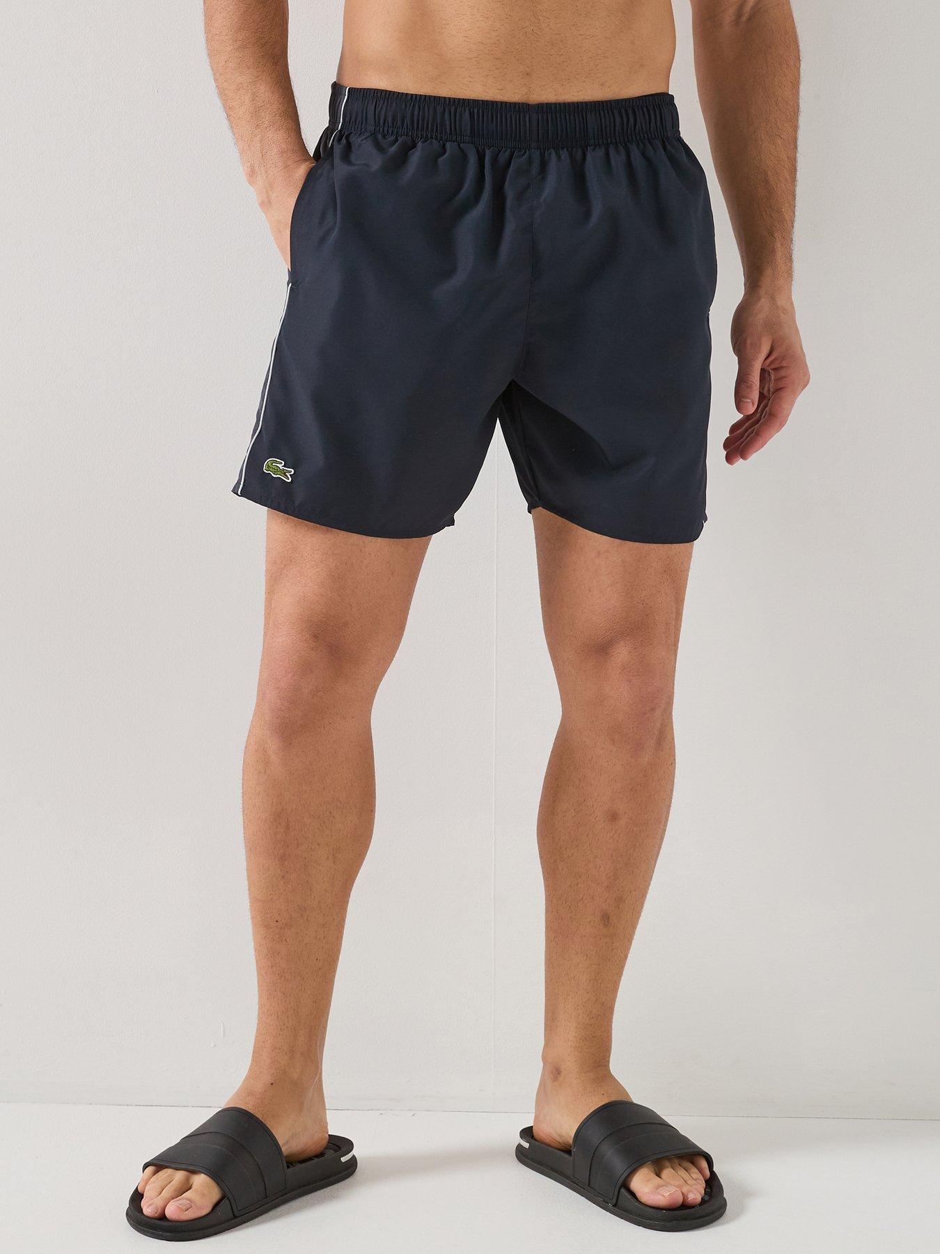 Lacoste Lacoste Colour Block Swim Trunks - Black