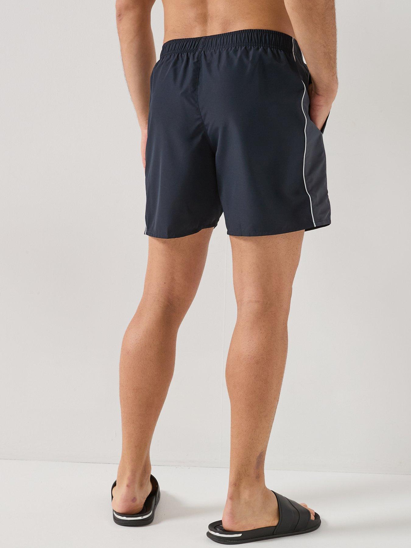 lacoste-colour-block-swim-trunks-blackstillFront