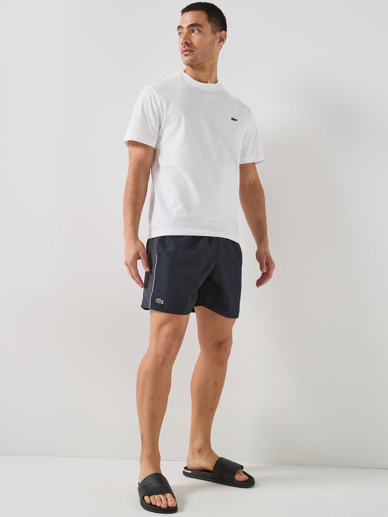 Image 3 of 5 of Lacoste Lacoste Colour Block Swim Trunks - Black
