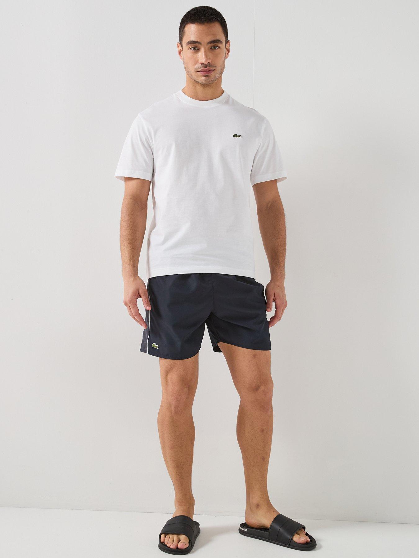 Image 5 of 5 of Lacoste Lacoste Colour Block Swim Trunks - Black
