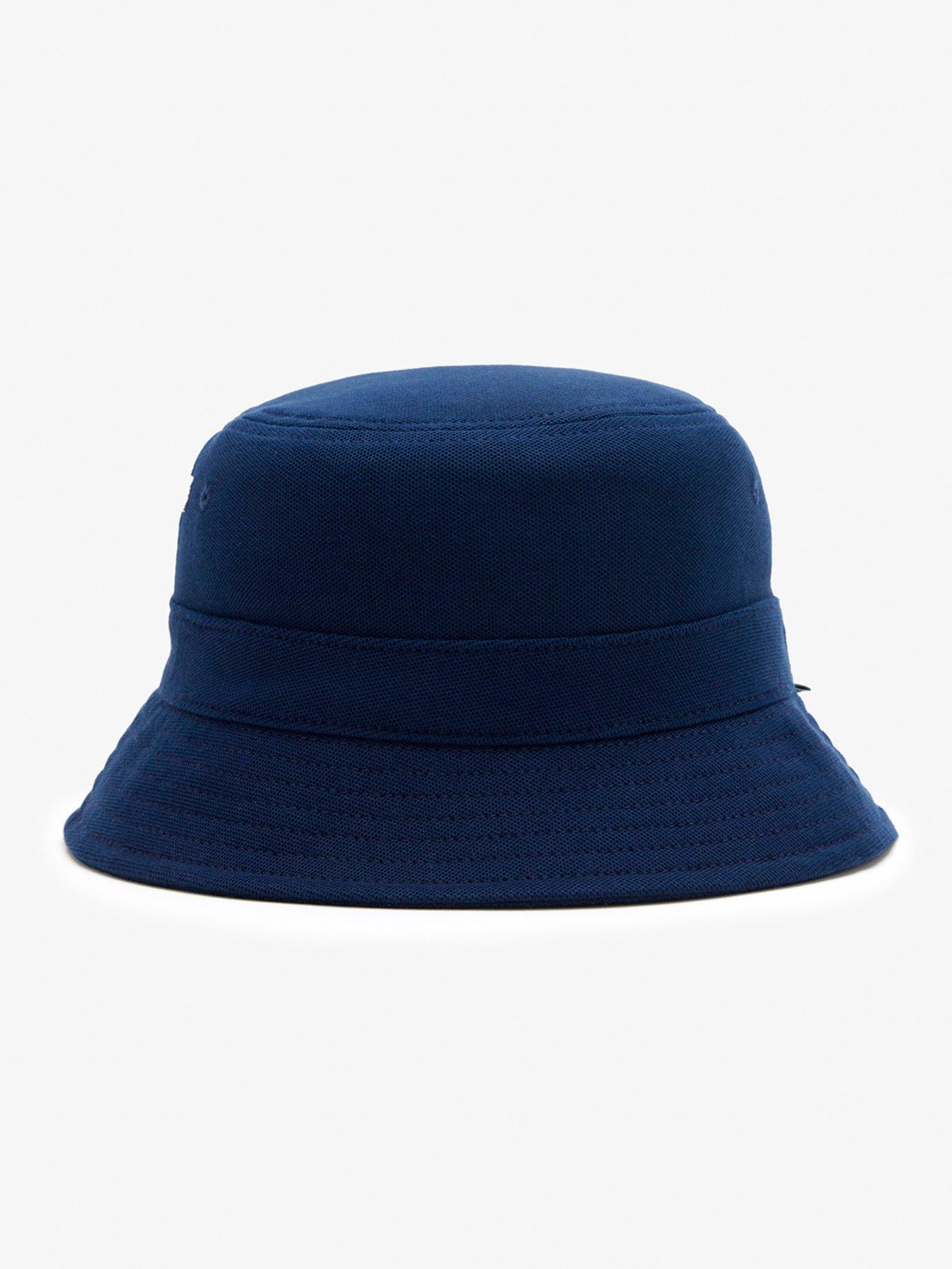 Image 2 of 3 of Lacoste Pique Bucket Hat - Navy