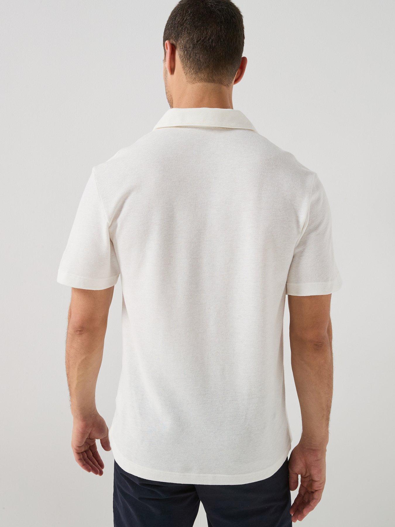 lacoste-classic-fit-open-neck-polo-shirt-whitestillFront