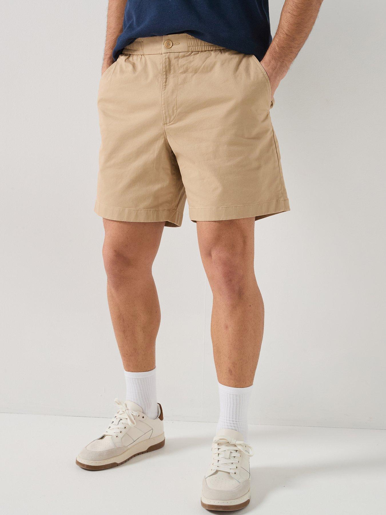 Lacoste Lightweight Cotton Poplin Bermuda Cargo Shorts - Brown