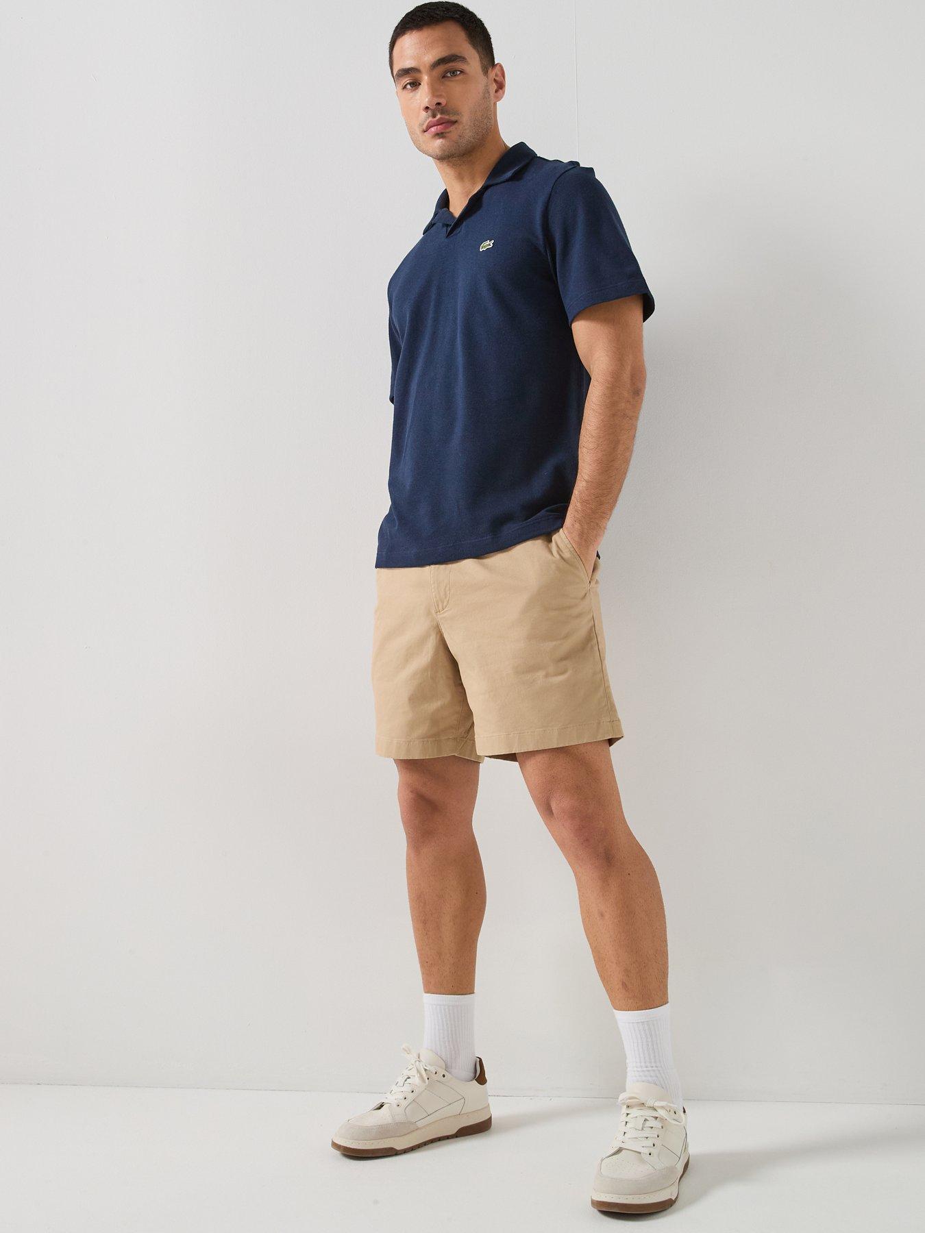 lacoste-lightweight-cotton-poplin-bermuda-cargo-shorts-browndetail