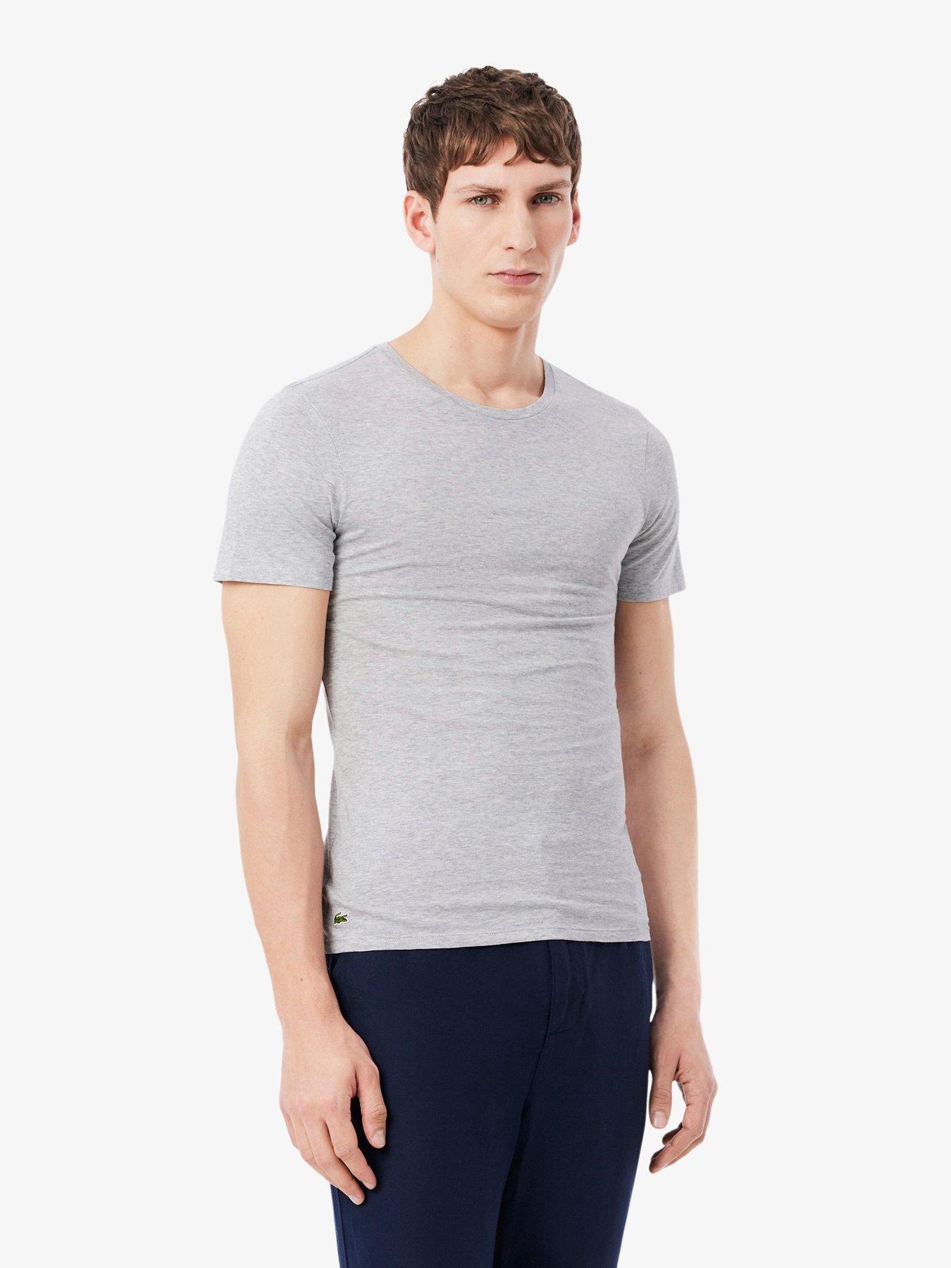 Image 2 of 5 of Lacoste 3-Pack Cotton Crew Neck T-Shirts- Multi