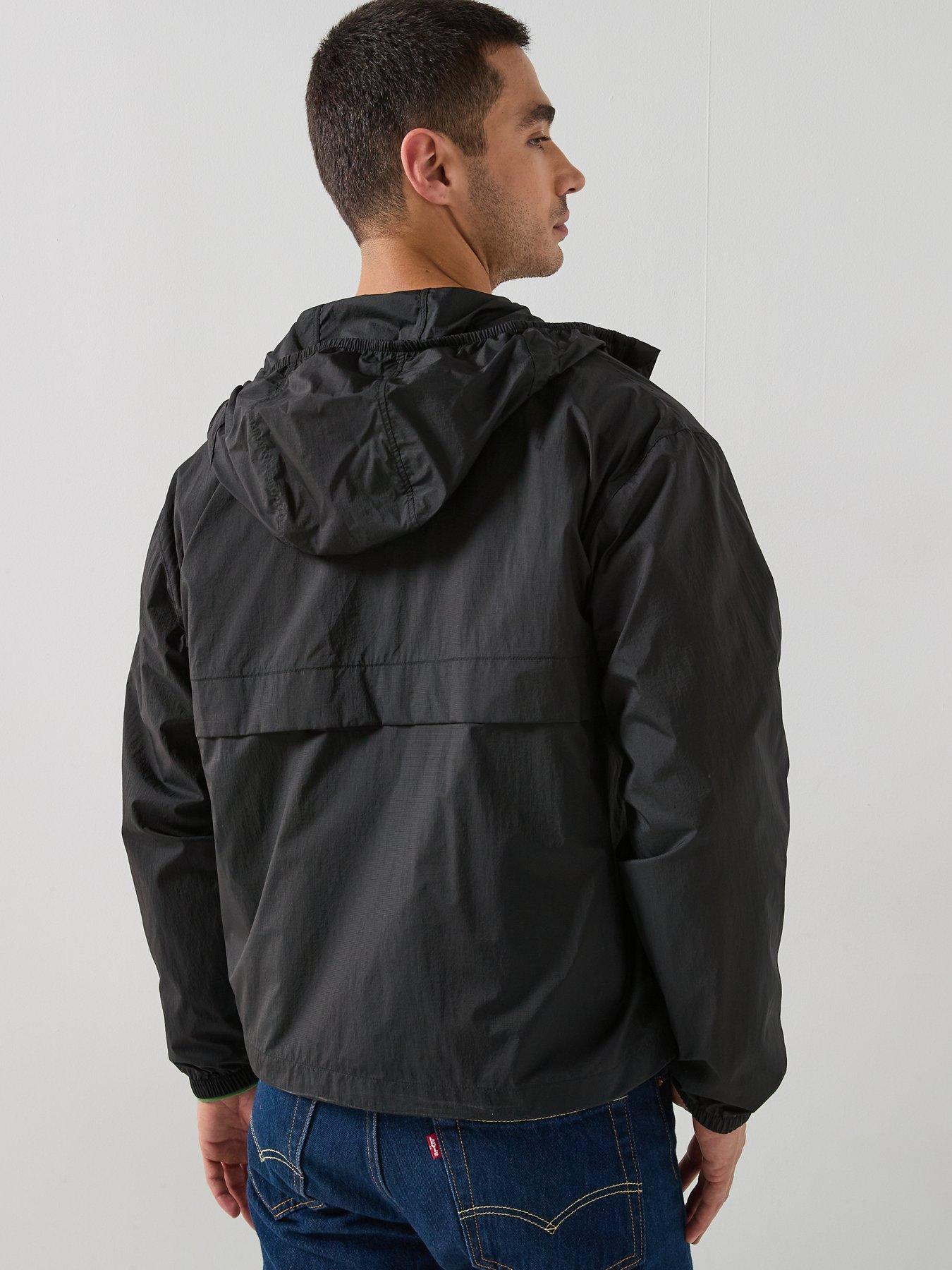 lacoste-lightweight-unlined-ripstop-jacket-blackstillFront