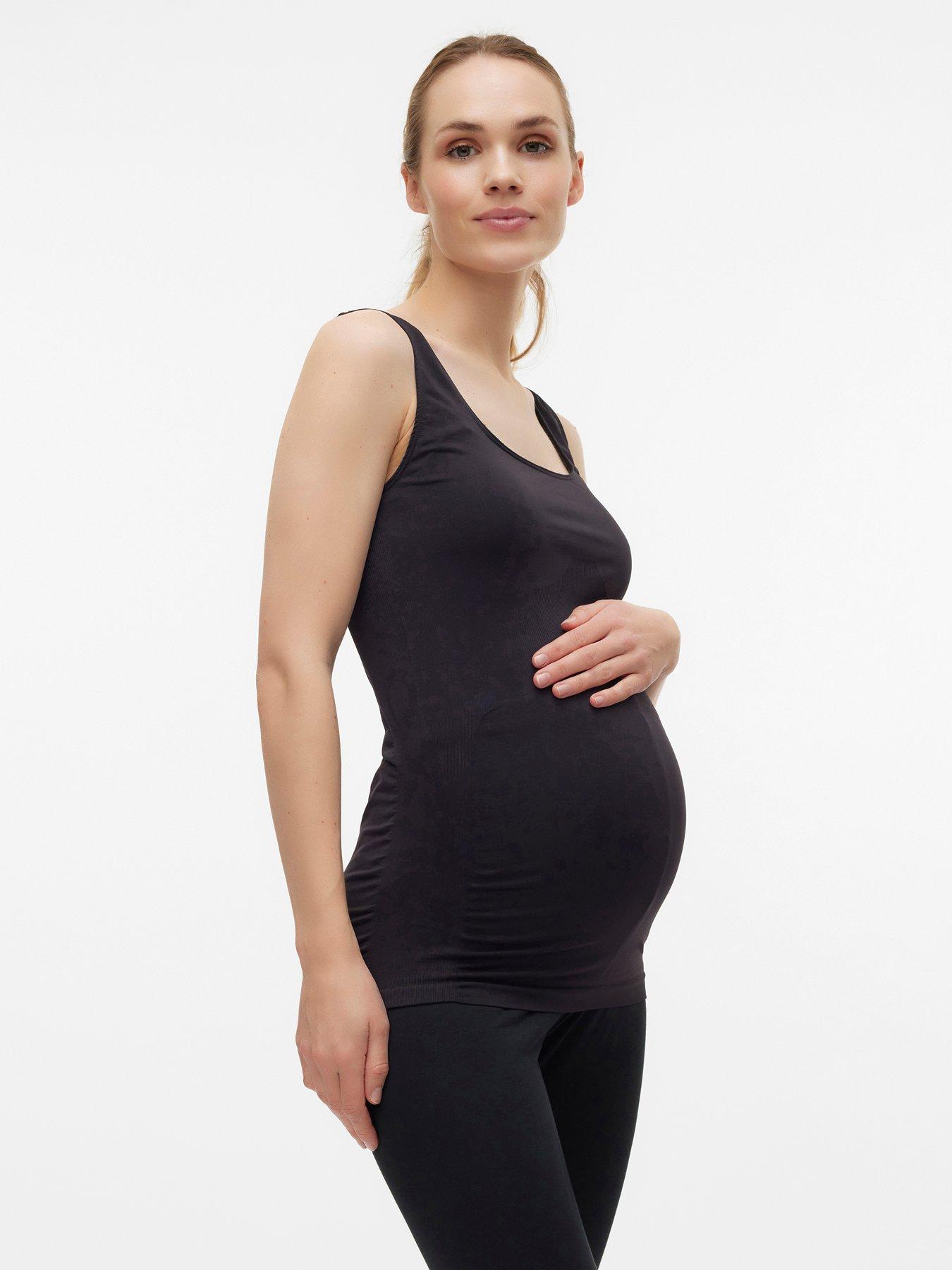 Mamalicious Maternity Tank Top - Black