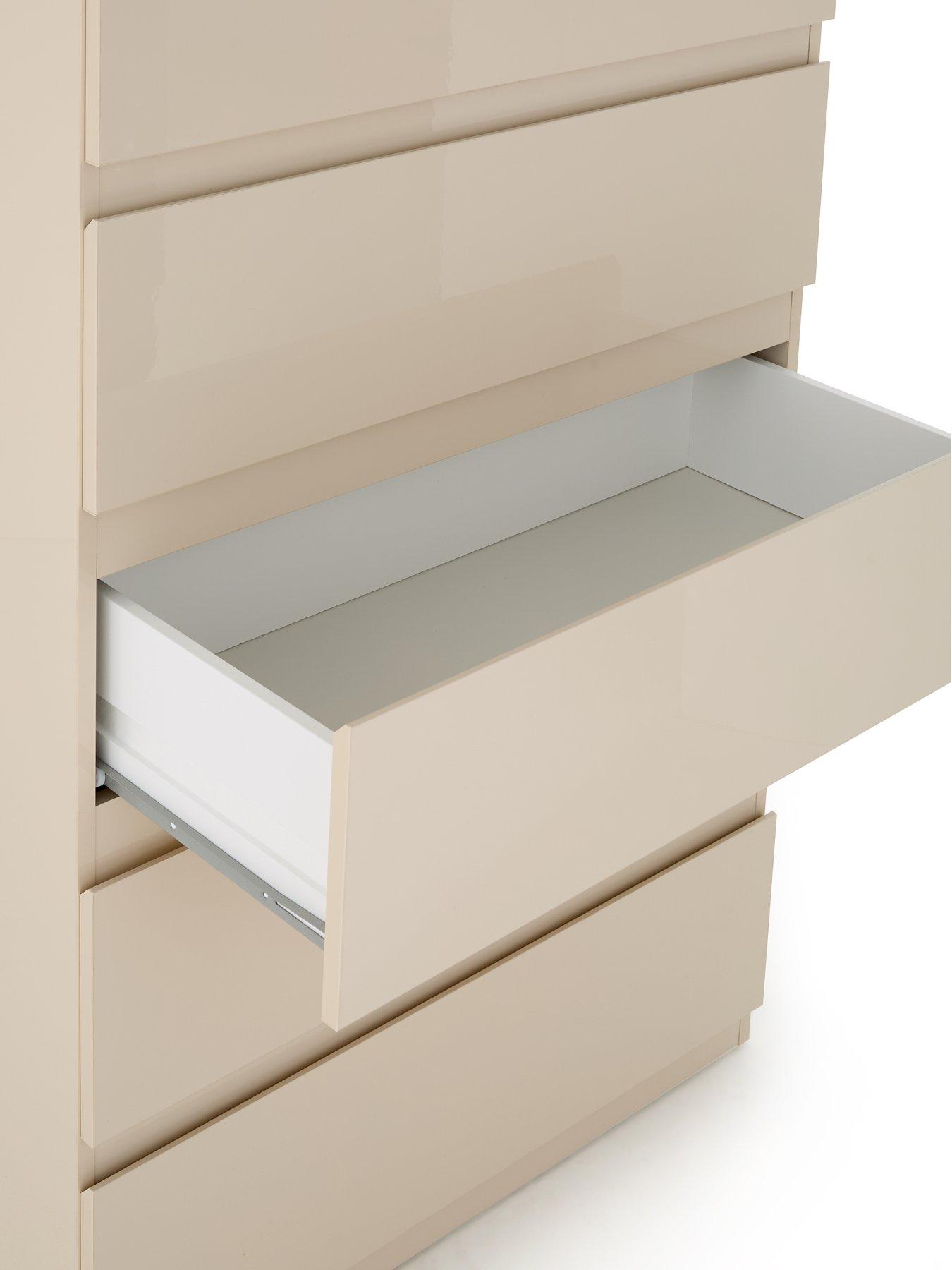 Image 5 of 7 of Very Home Layton Gloss 5 Drawer Chest