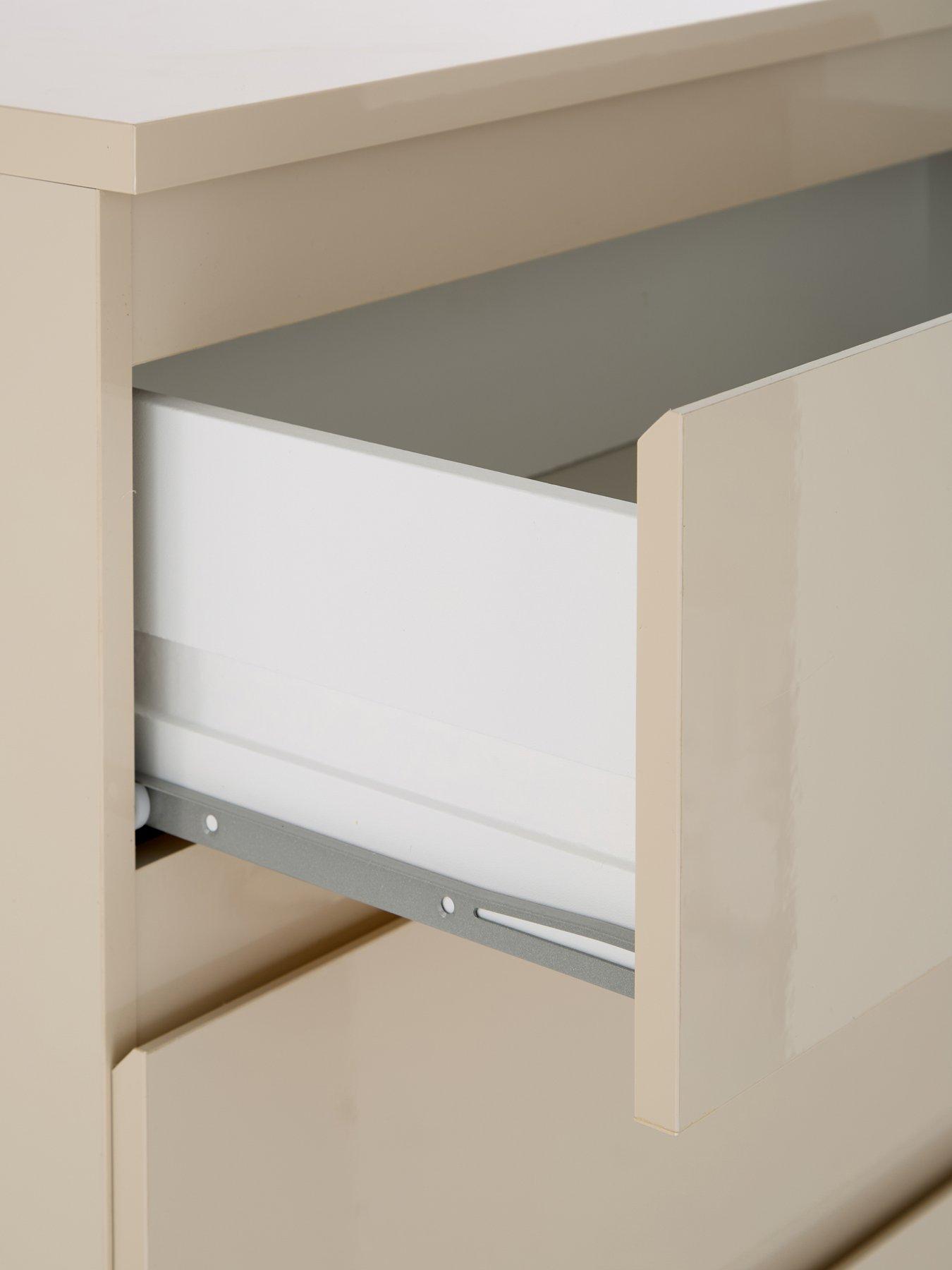 Image 7 of 7 of Very Home Layton Gloss 5 Drawer Chest