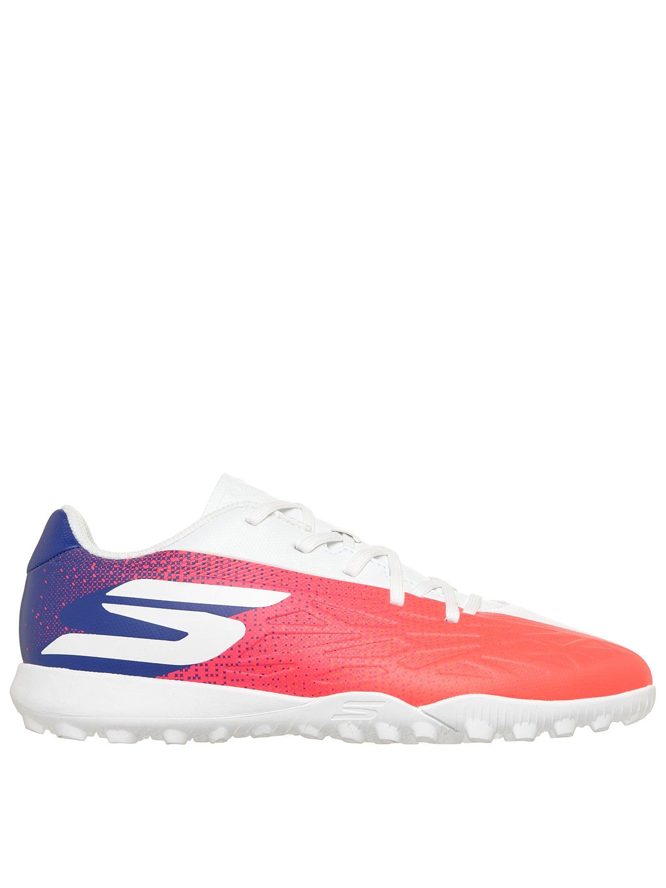 Skechers Junior Razor Astro Turf Football Boots - Orange/White