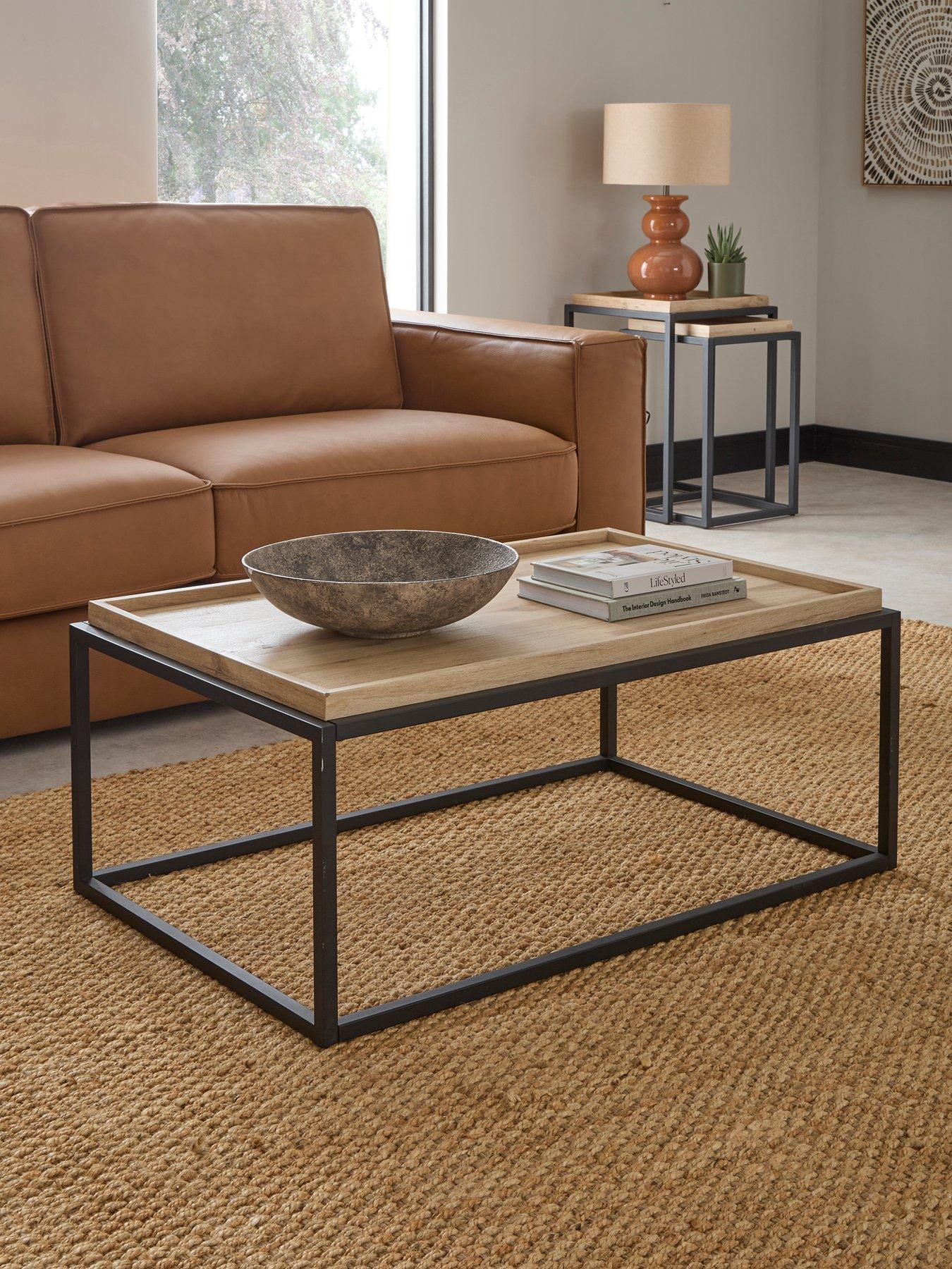 Image 1 of 7 of The Very Collection Harlem Tray Coffee Table - Light Oak&nbsp;- FSC&reg; Certified