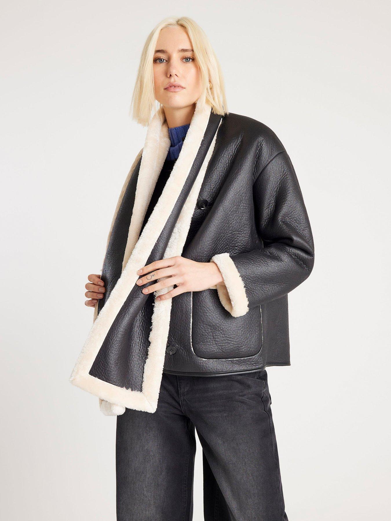 river-island-scarf-detail-shearling-jacket-black