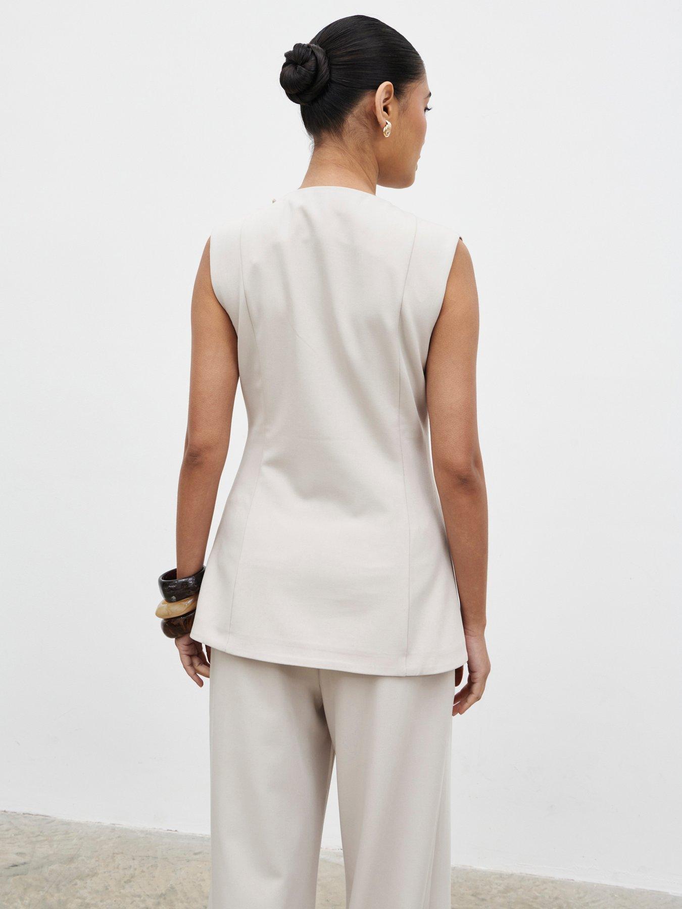 pretty-lavish-brylee-asymmetric-button-waistcoat-stonestillFront