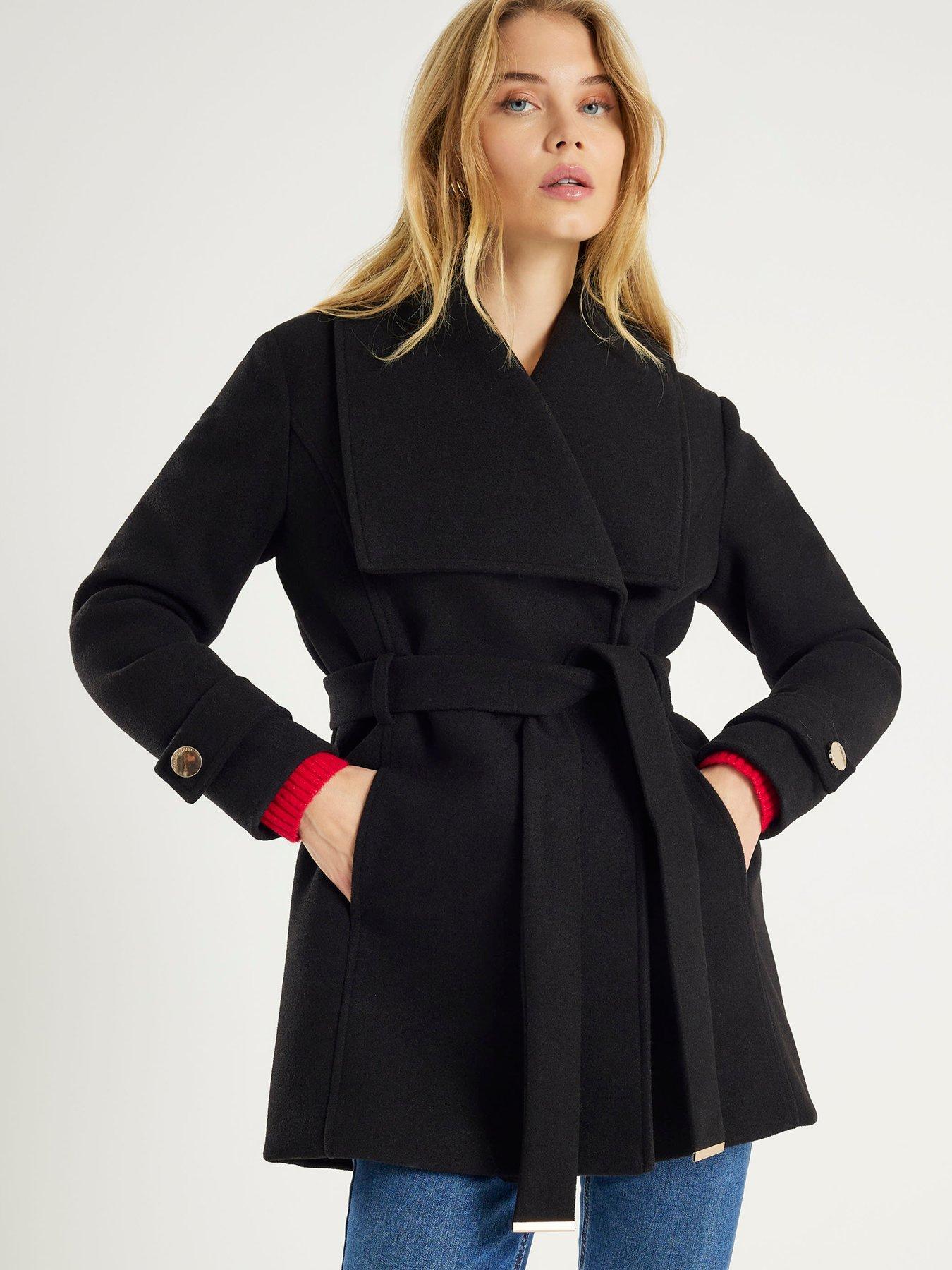 river-island-short-wide-collar-wrap-coat-black