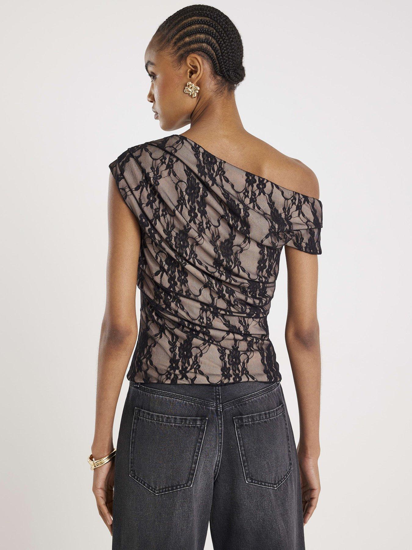 river-island-short-lace-drape-top-blackstillFront