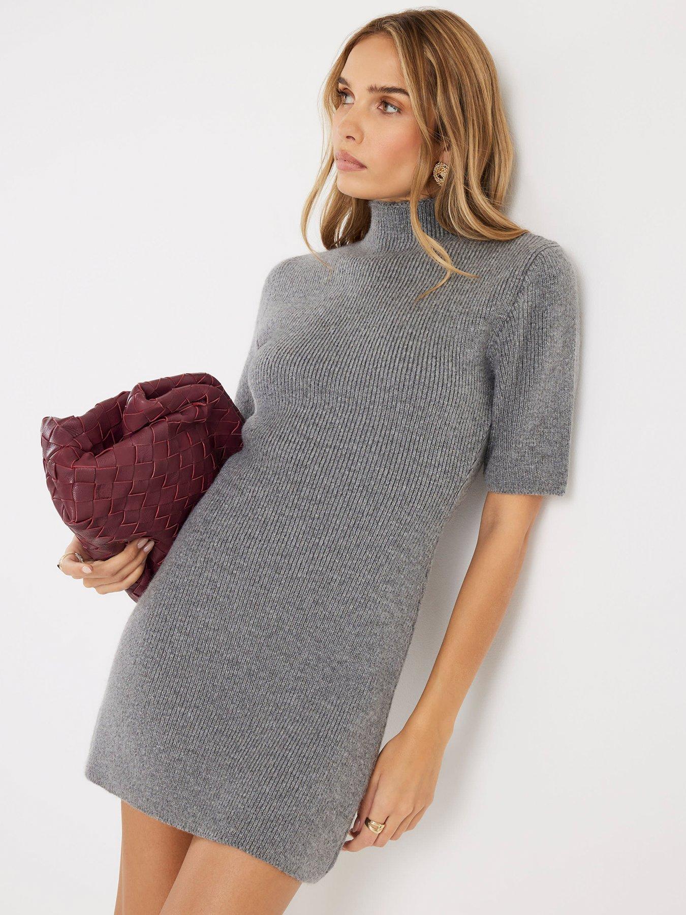Dresses | Jumper Dresses | Casual | Grey | Women