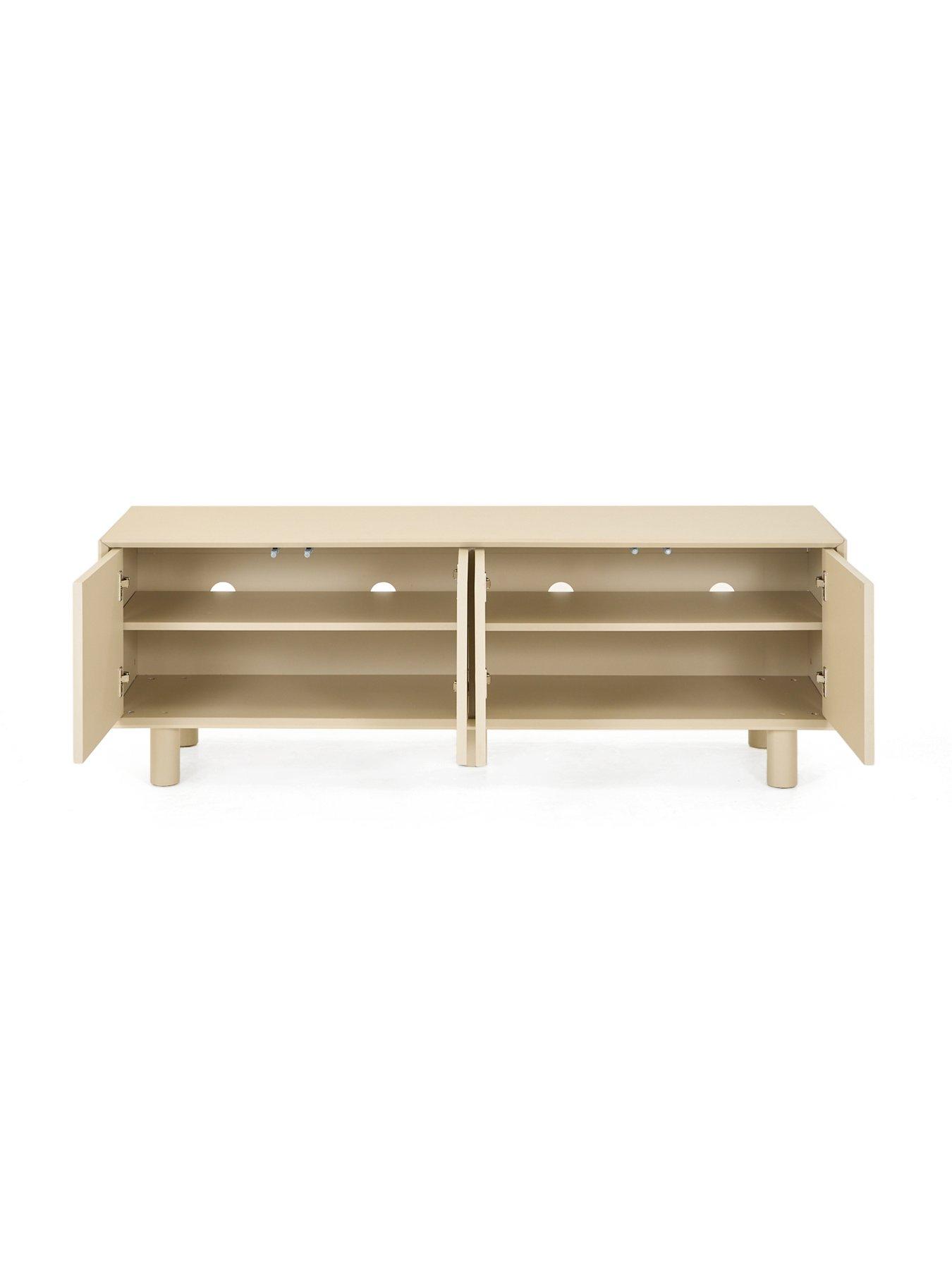 Image 3 of 7 of The Very Collection Revi Large TV Unit - fits up to 55 inch TV&nbsp;- Oatmeal -&nbsp;FSC&reg; Certified