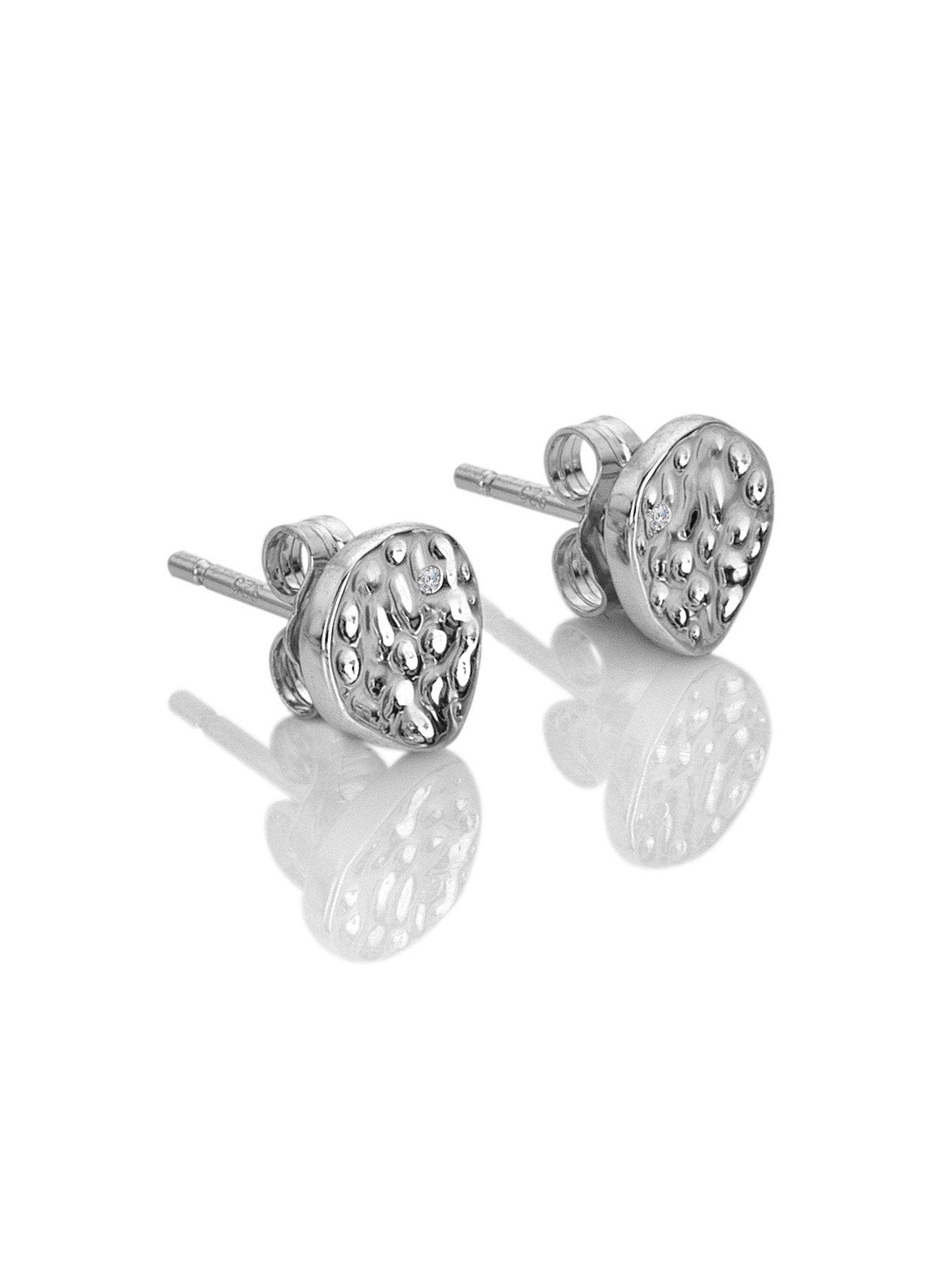 Image 2 of 3 of Hot Diamonds Marble Earrings