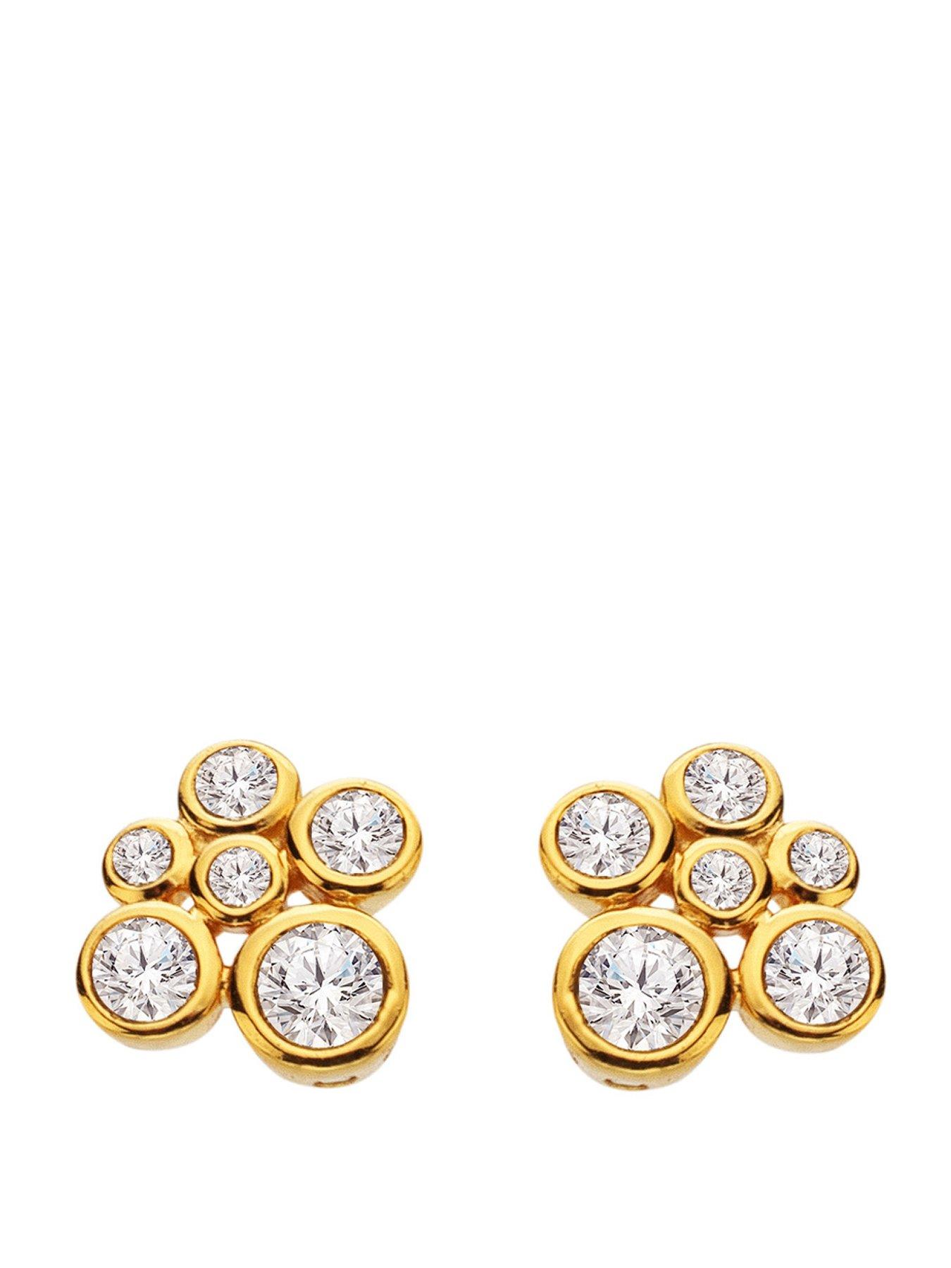 Hot Diamonds HD X GE Tender Cluster Earrings