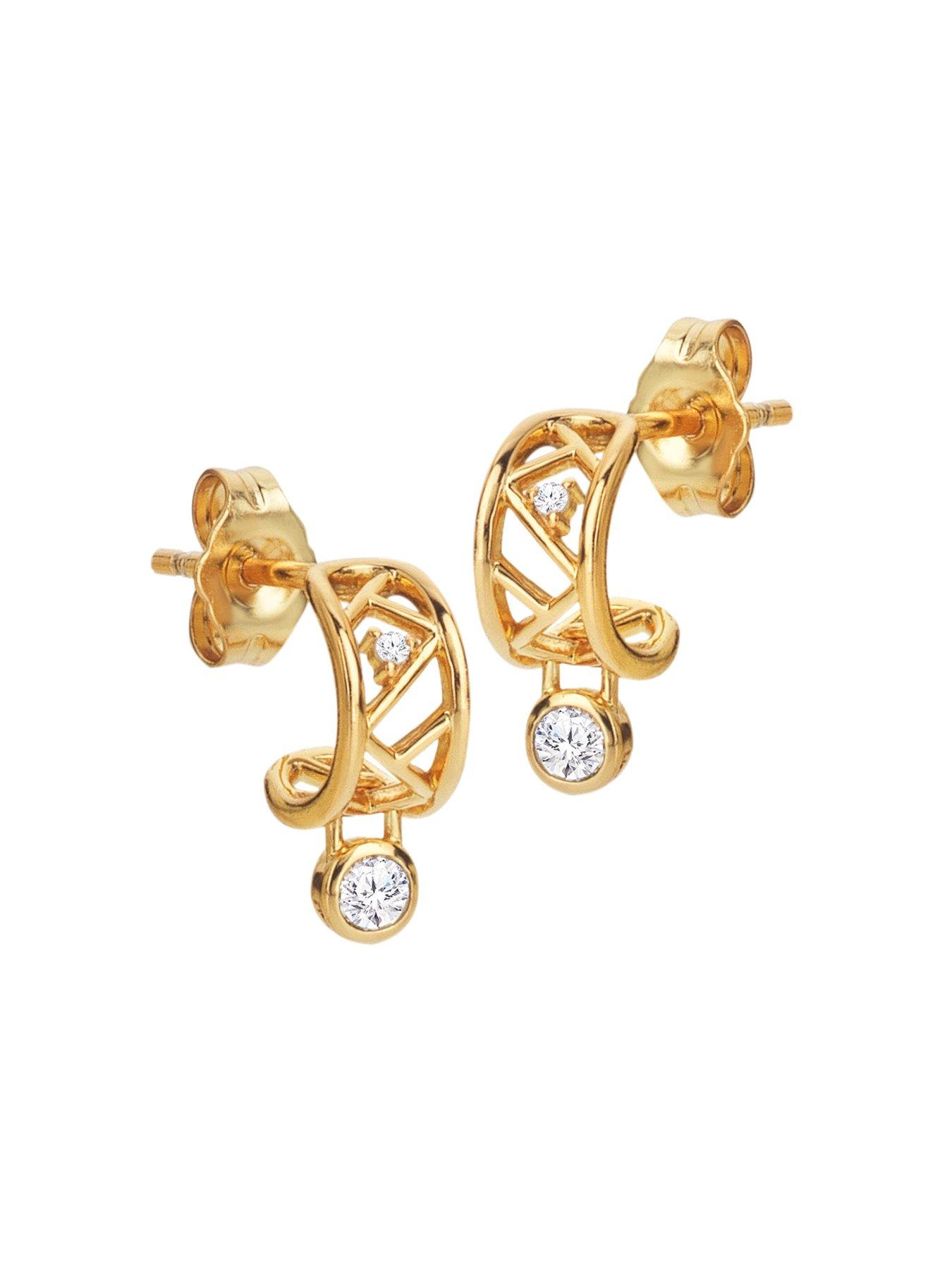 Image 2 of 3 of Hot Diamonds HD X GE Revolve Earrings