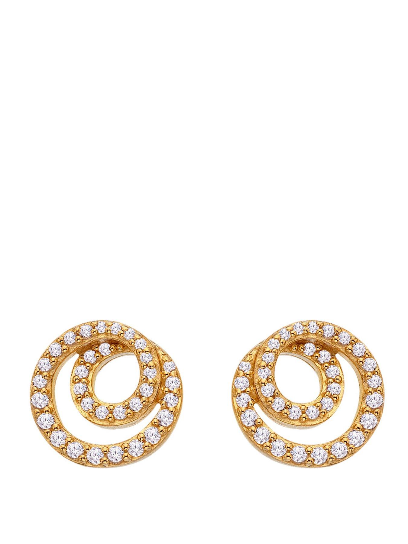 Hot Diamonds HD X GE Shimmer Circle Earrings