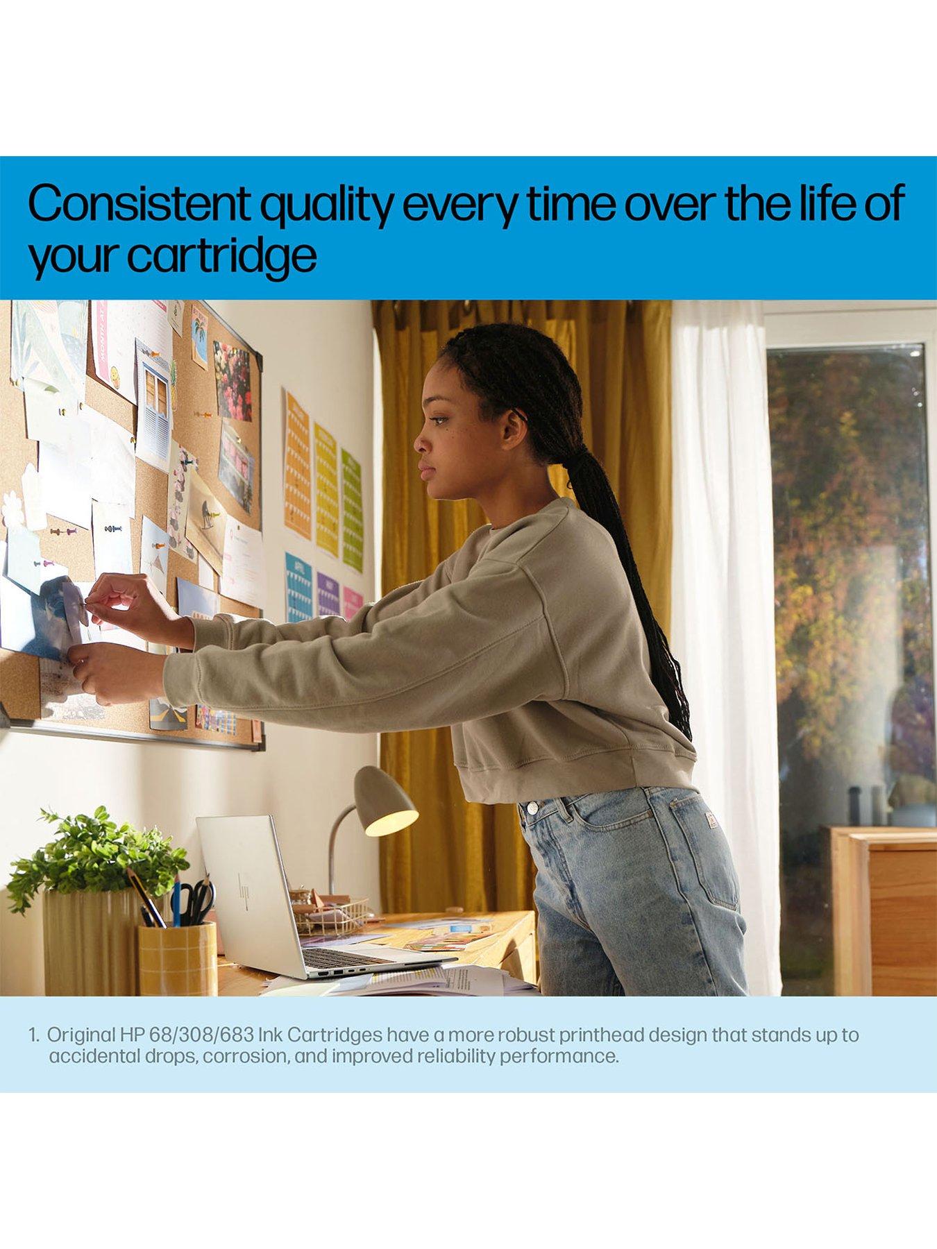 Image 3 of 8 of HP 308 Original Black/Tri-colour Ink Cartridge Combo 2-Pack