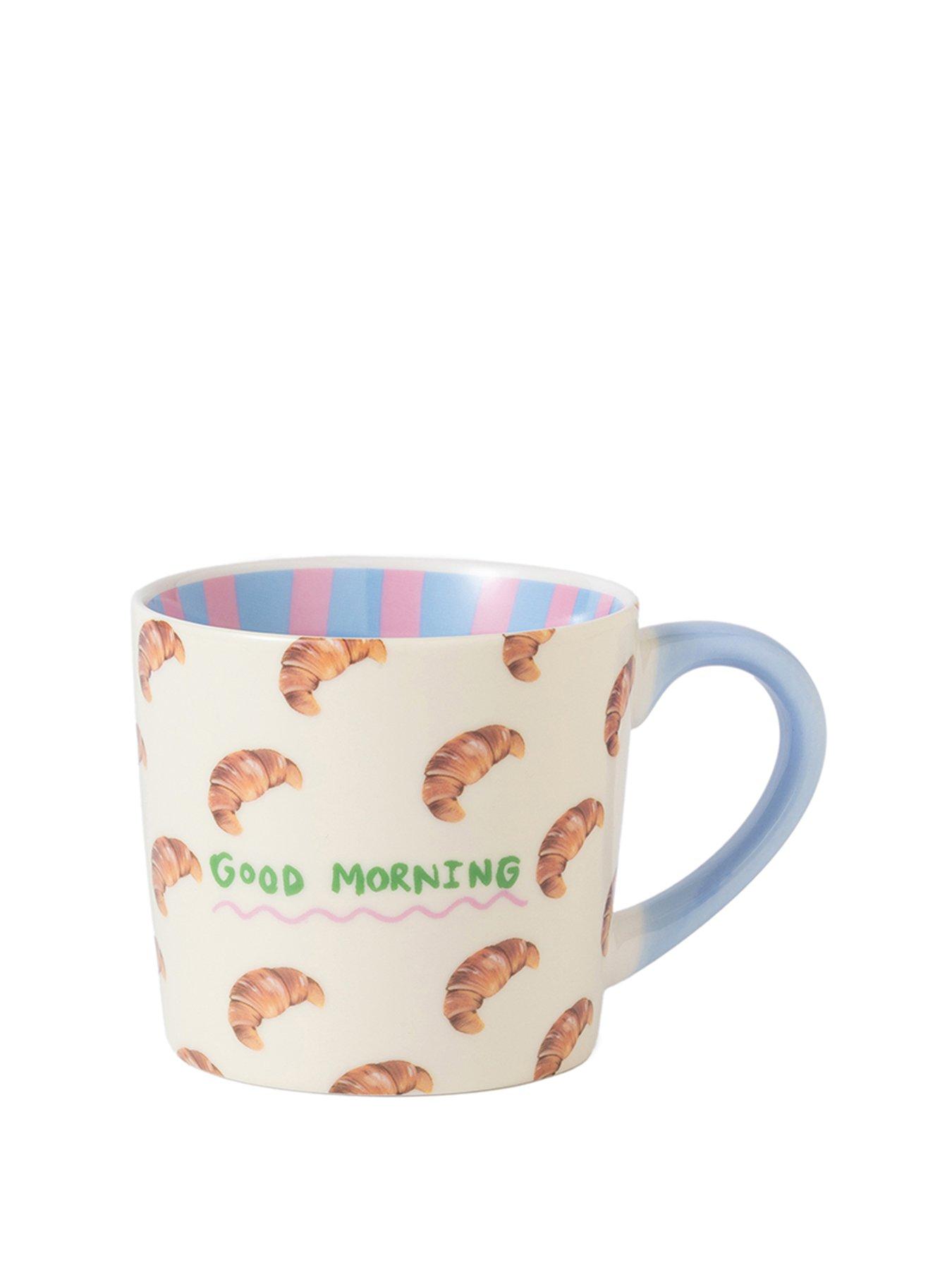 Eleanor Bowmer Eleanor Bowmer Good Morning Croissant Mug