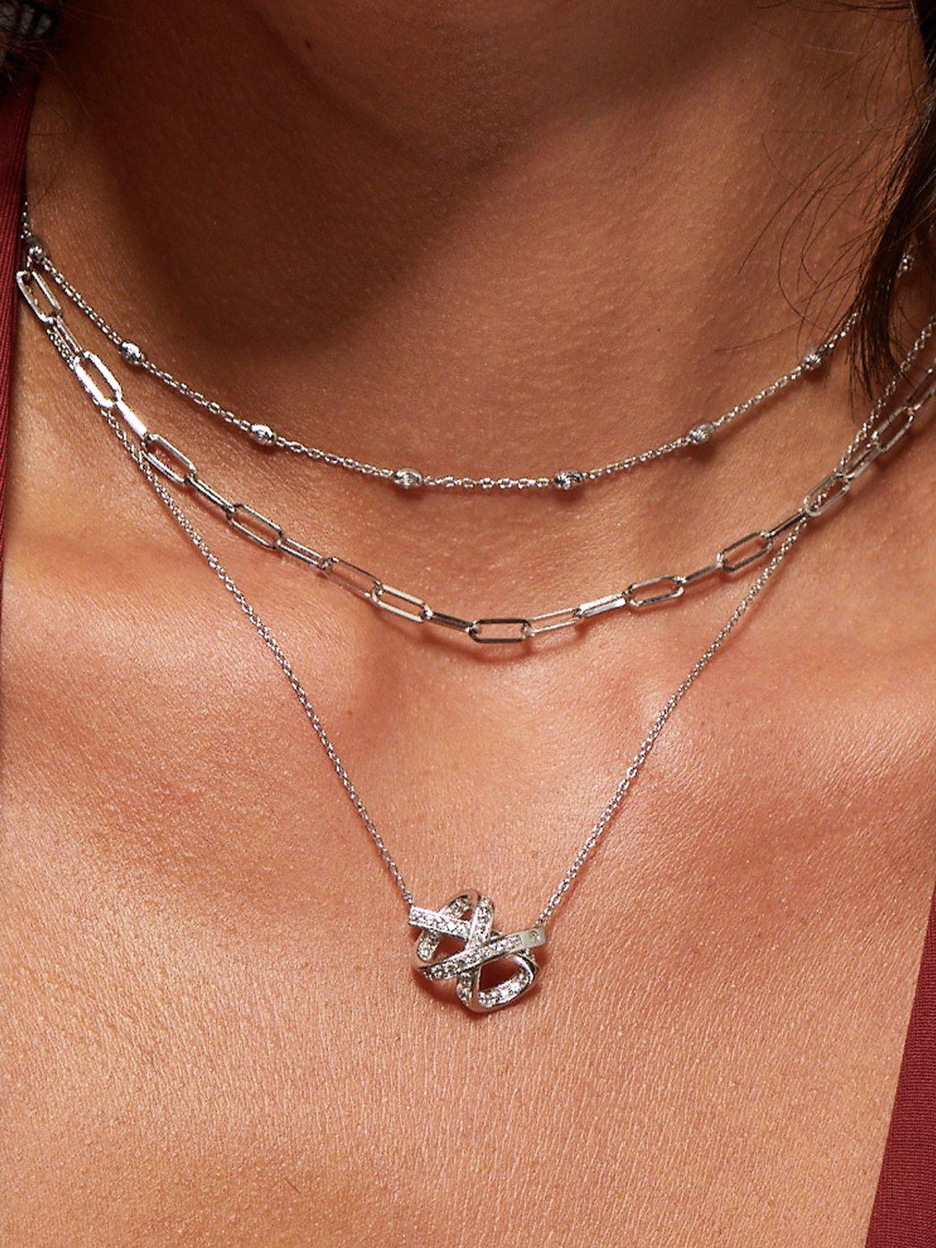 Image 4 of 4 of Hot Diamonds Aurora Necklace