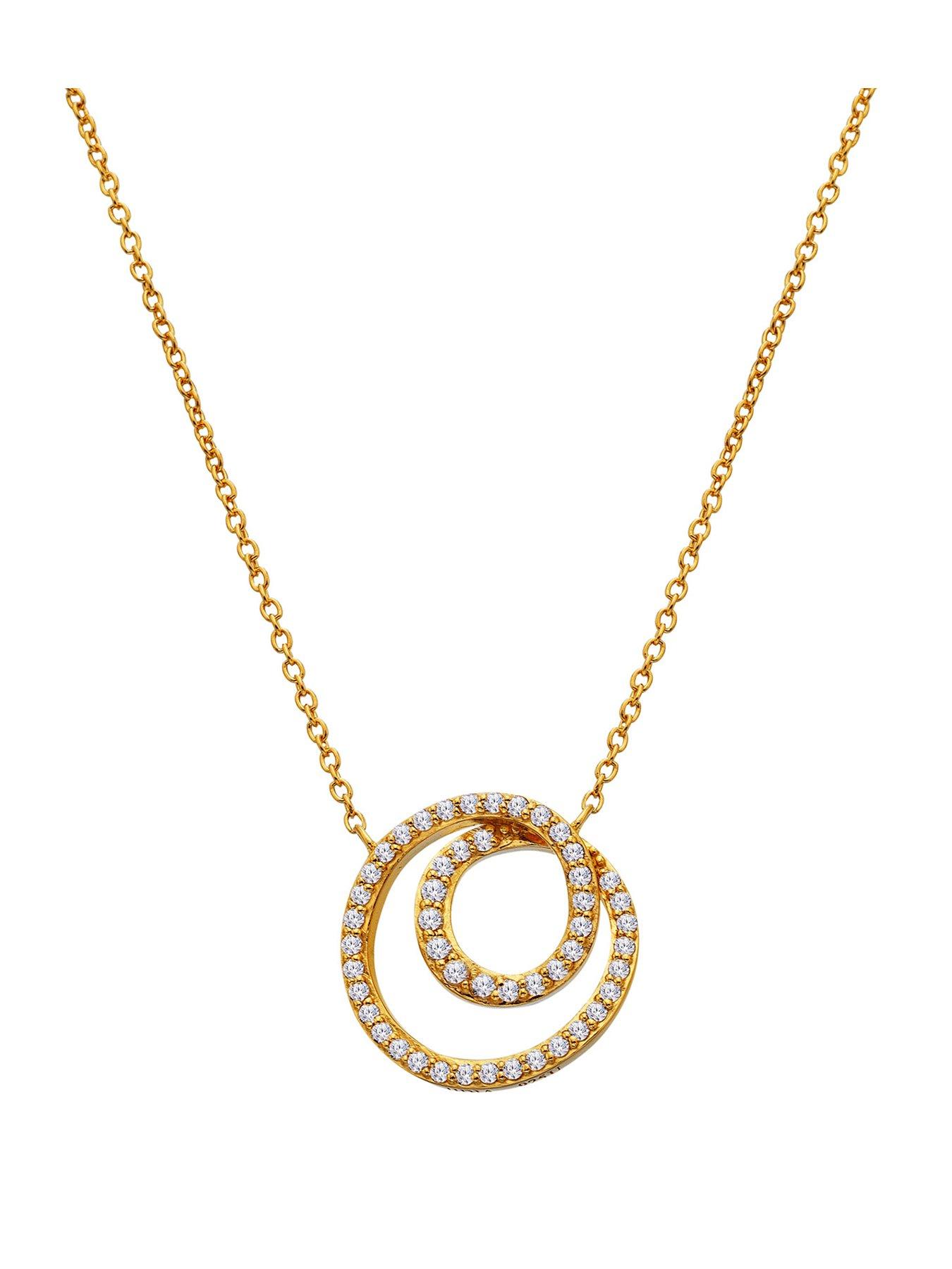 Hot Diamonds HD X GE Shimmer Circle Necklace