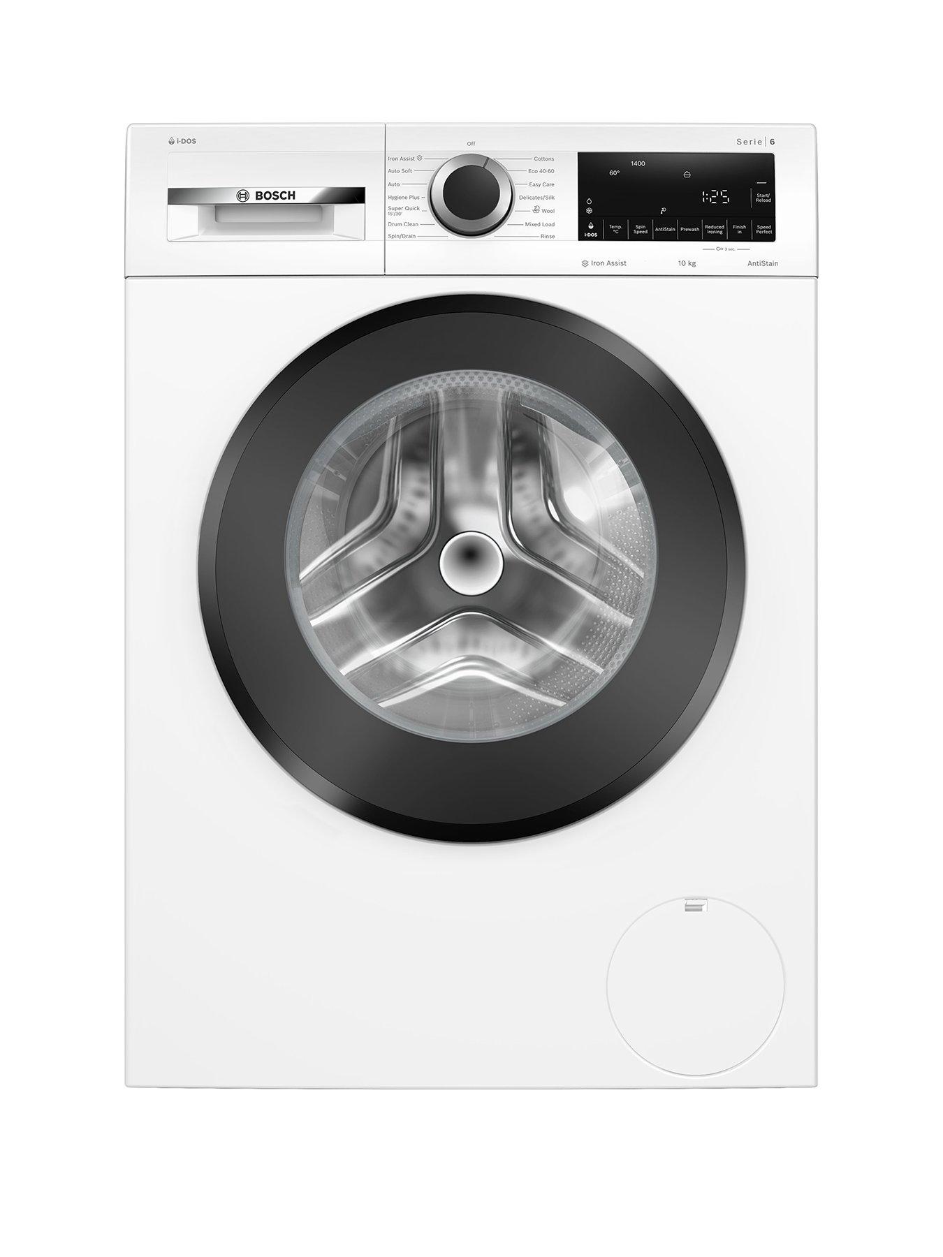 Bosch BOSCH Series 6 WGG254F1GB iDos, AntiStain, Iron Assist 10 kg 1400 Spin Washing Machine - White