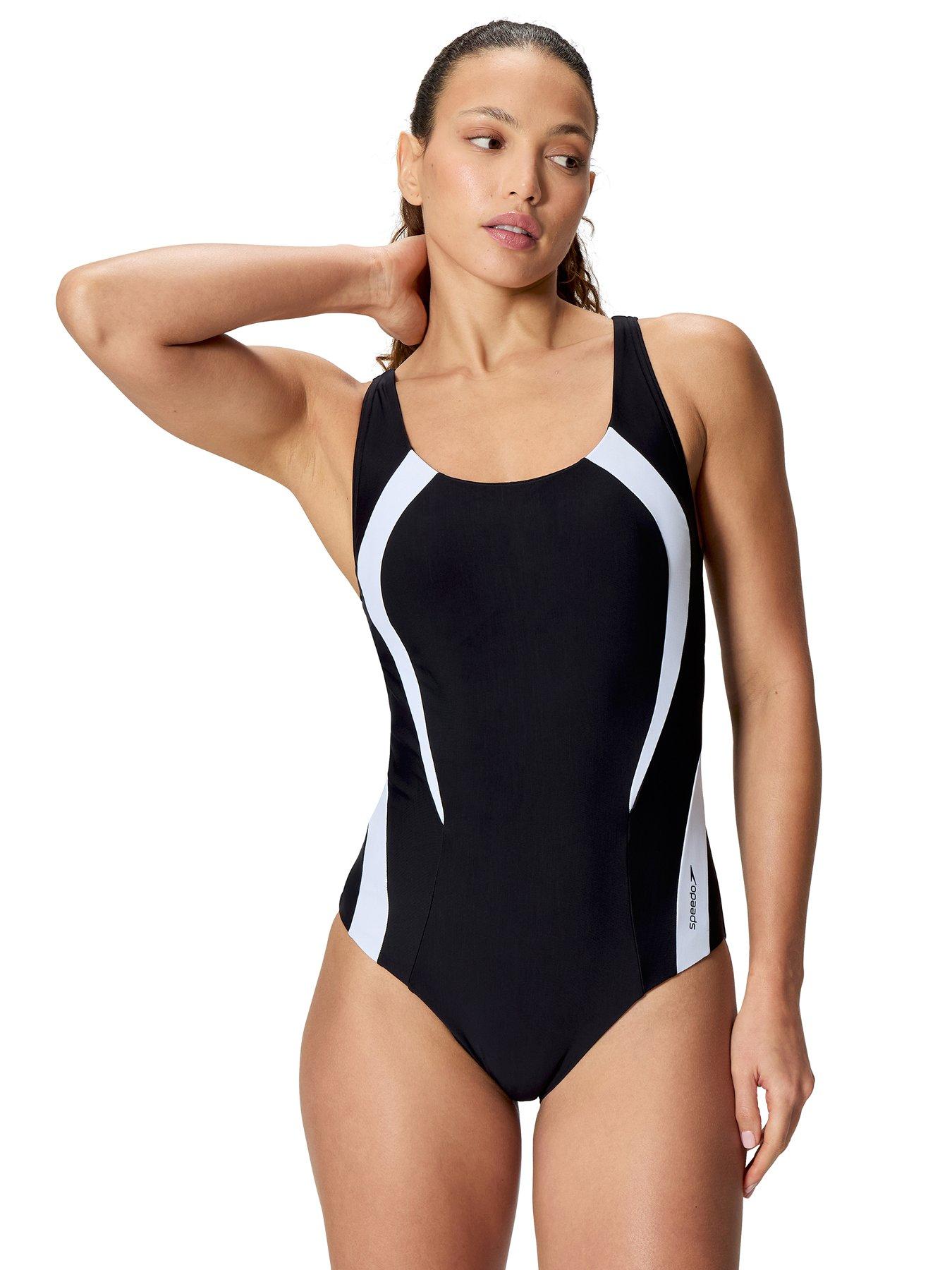 Speedo Womens Quantum Contour One Piece - Dark Grey