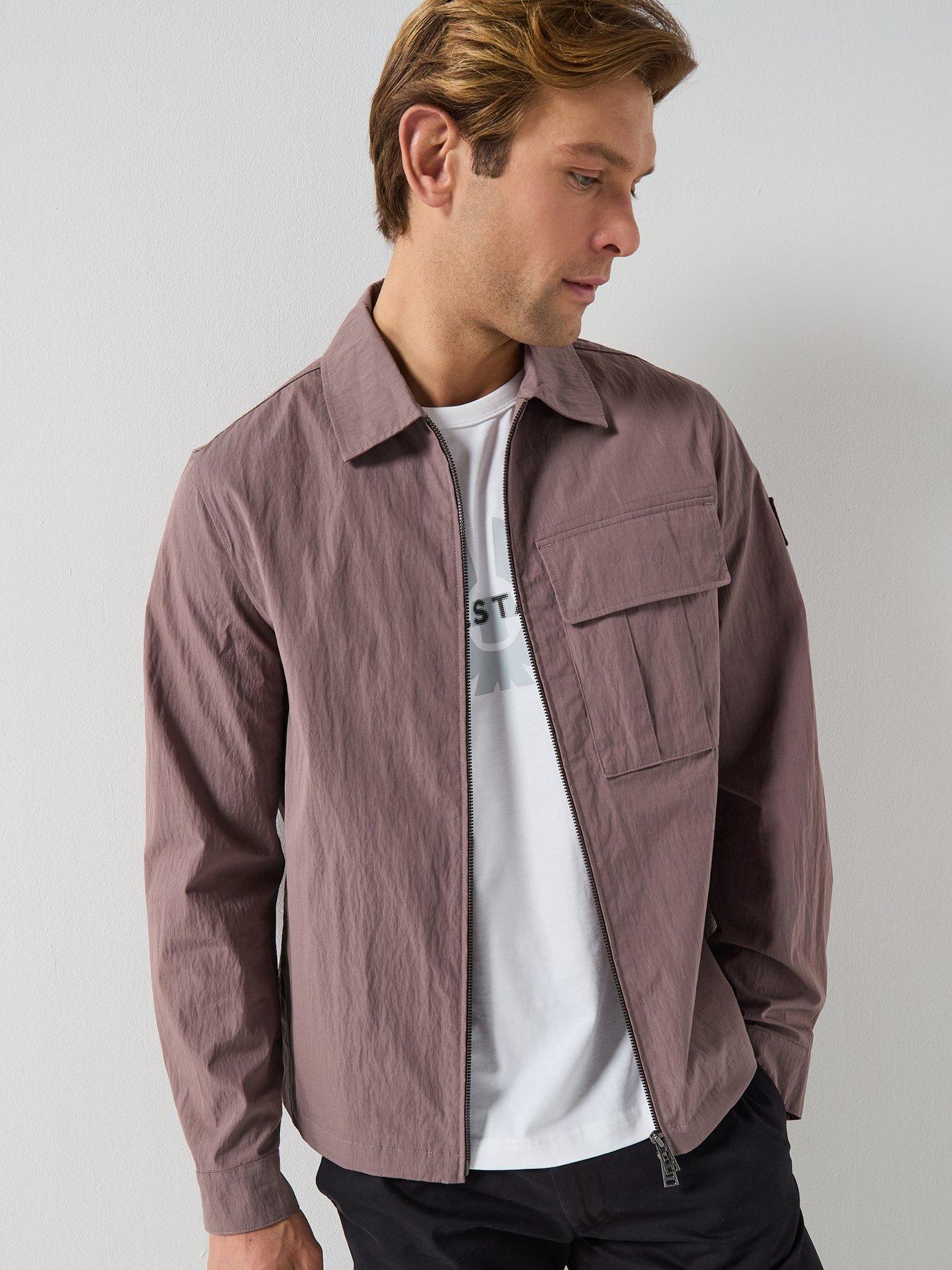 belstaff-belstaff-cargo-cotton-zip-overshirt-brownfront