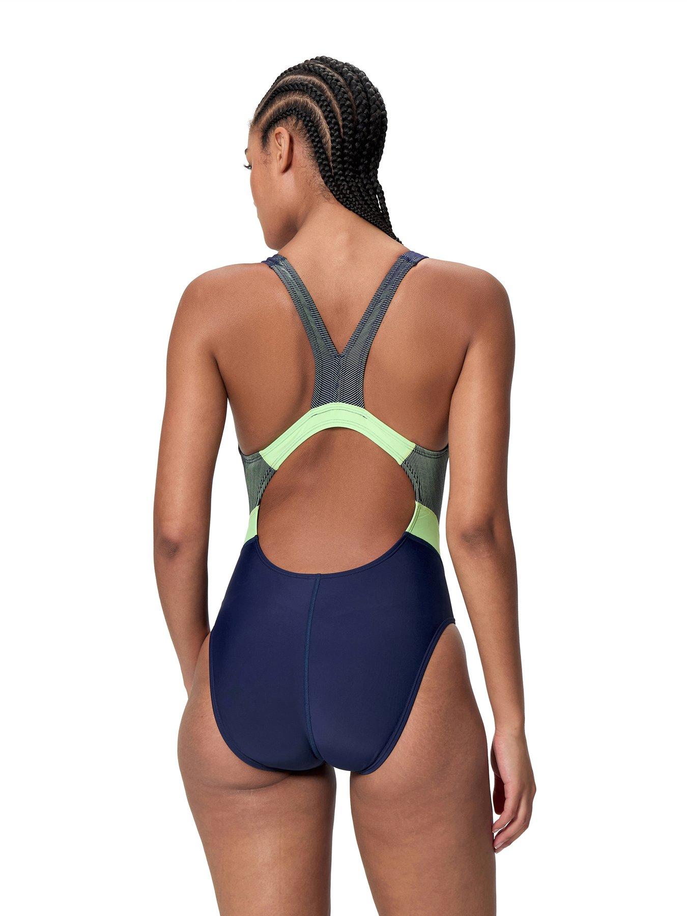 Image 2 of 5 of Speedo Womens Quantum Rib Splice One Piece - Blue