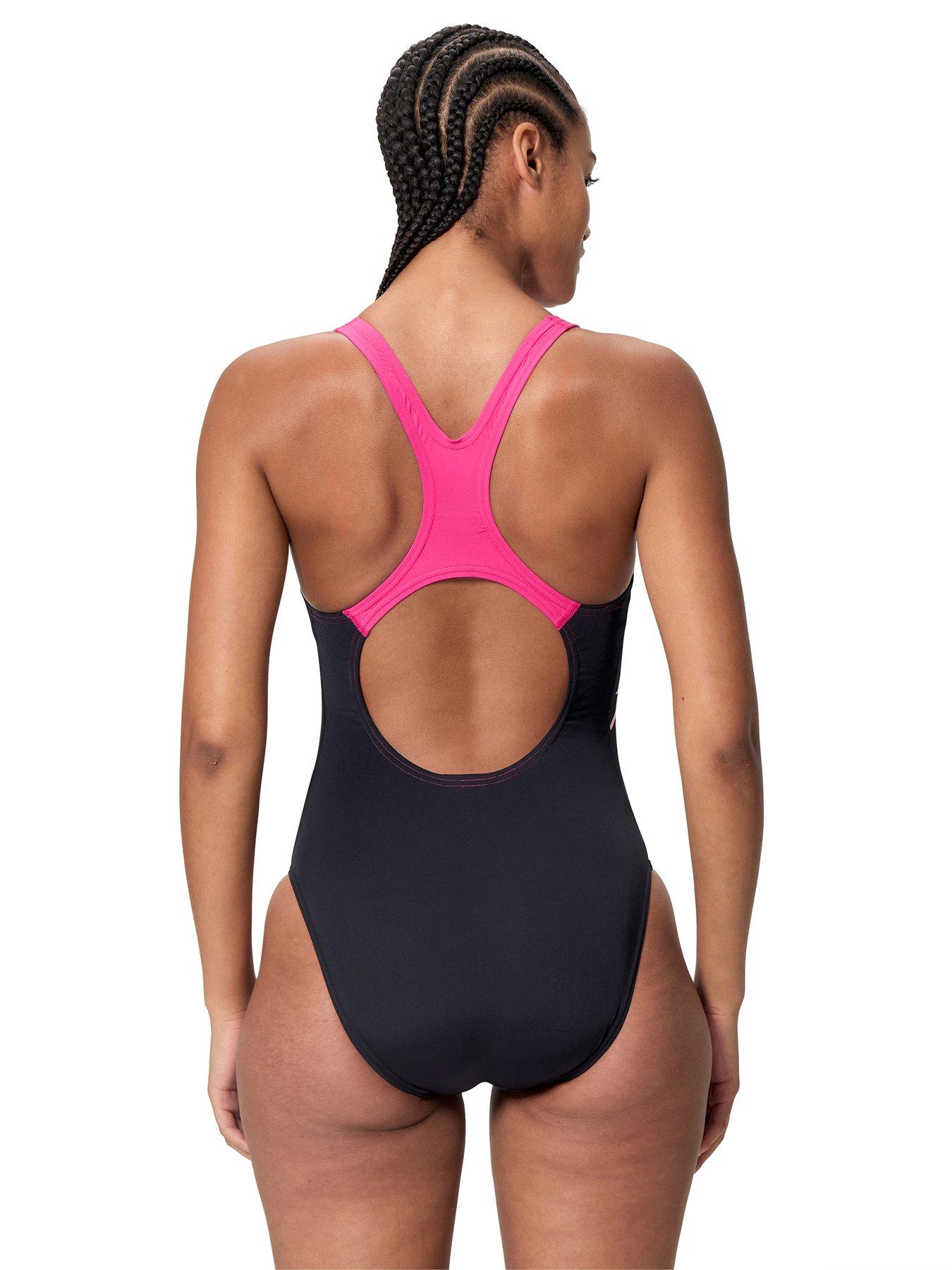 speedo-womens-medley-logo-medalist-one-piece-dark-greystillFront